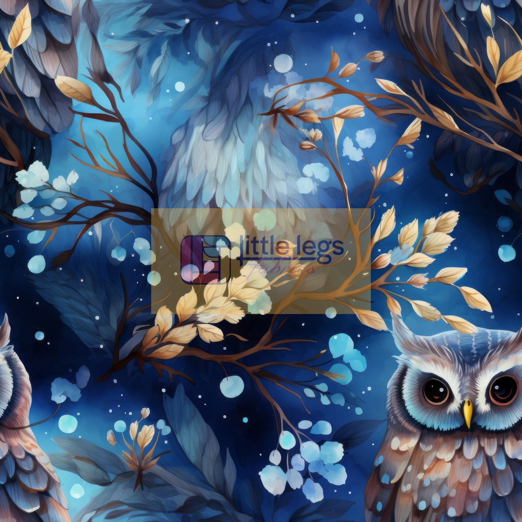 PRE ORDER Midnight Owl Cotton Jersey - DUE IN STOCK END OF SEPTEMBER 2024