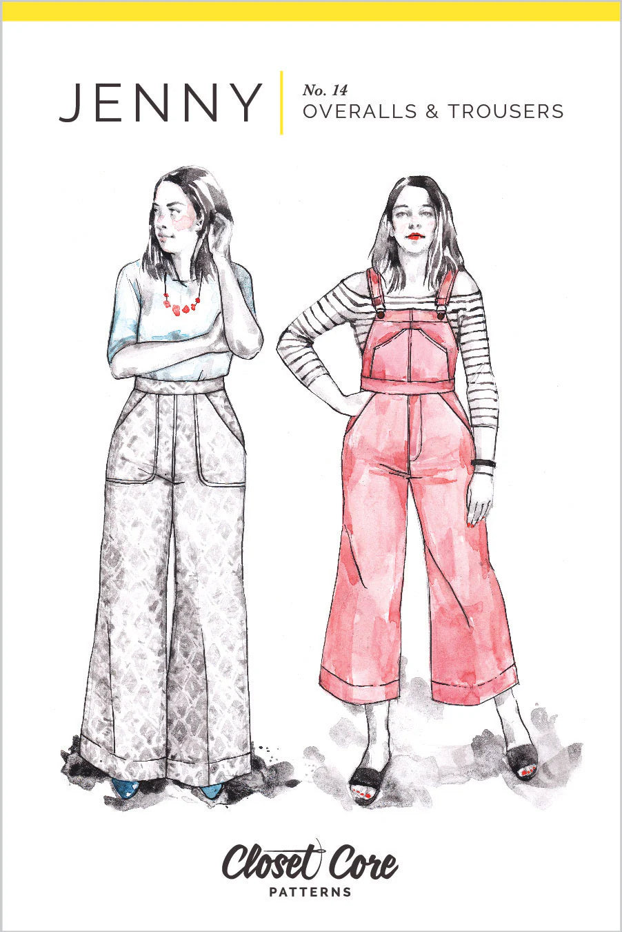 Closet Core Jenny Overalls and Trousers Sewing Pattern