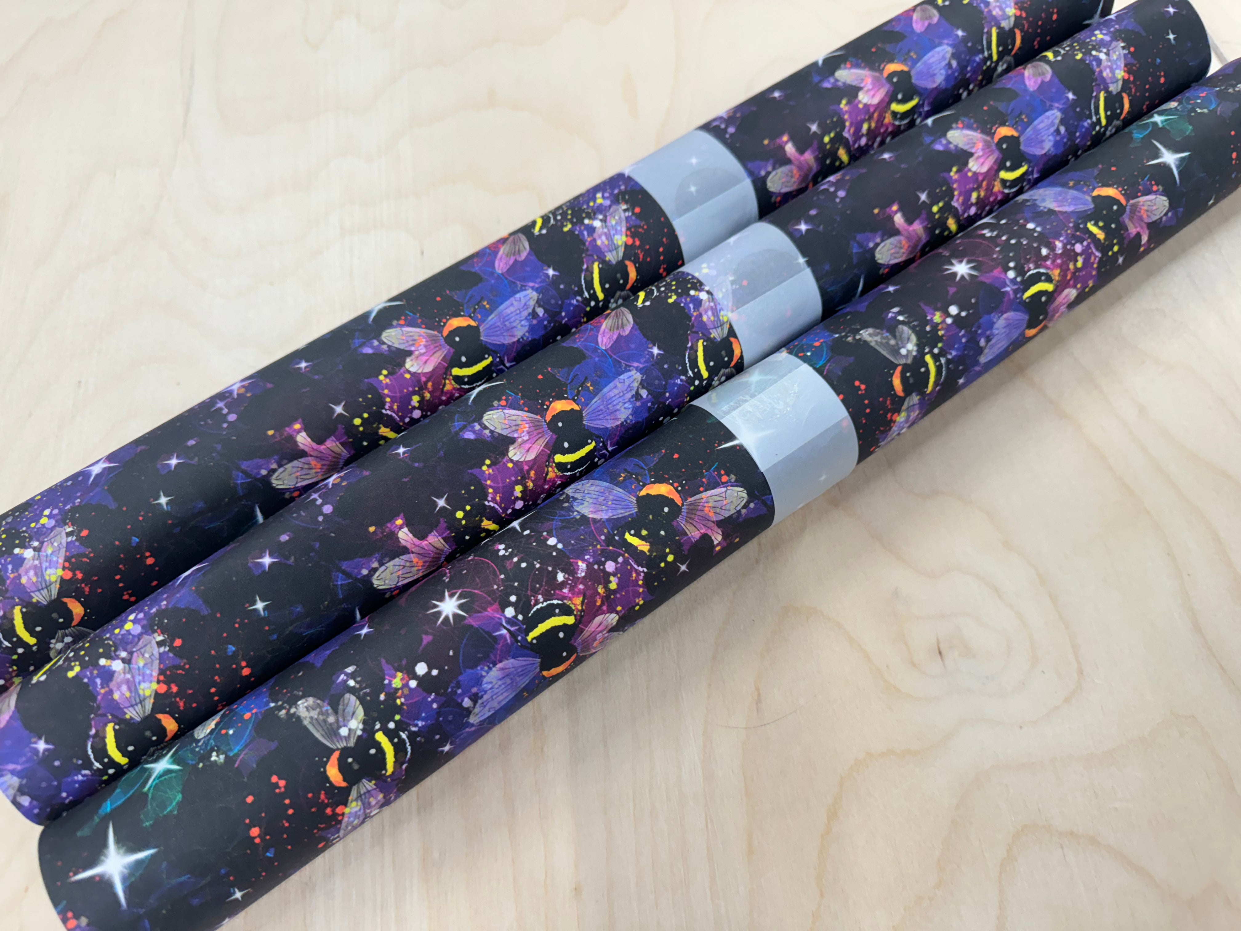 Twilight Bees Faux Leather vinyl roll