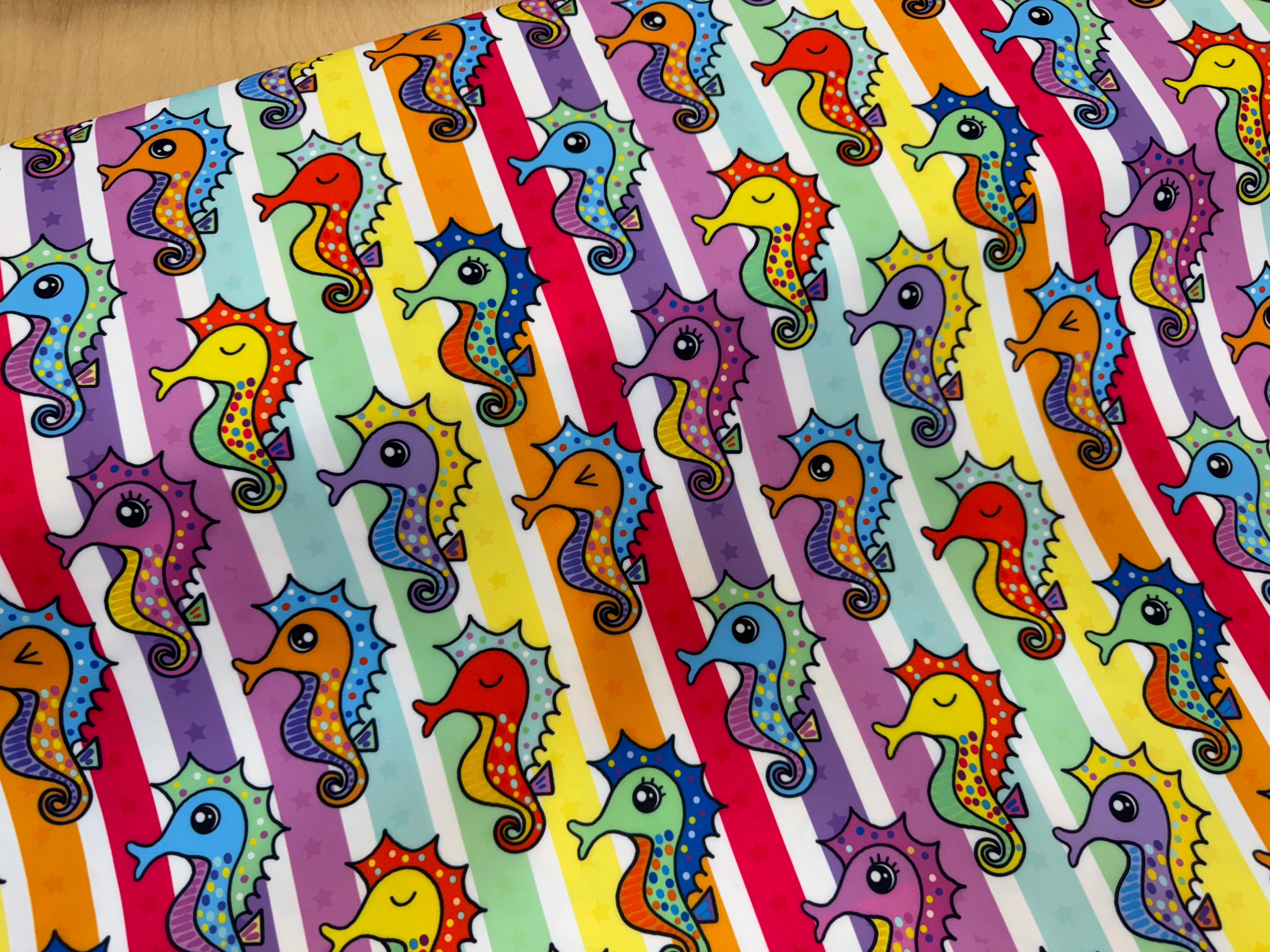 Seahorse Stripes SWIMWEAR SPF50