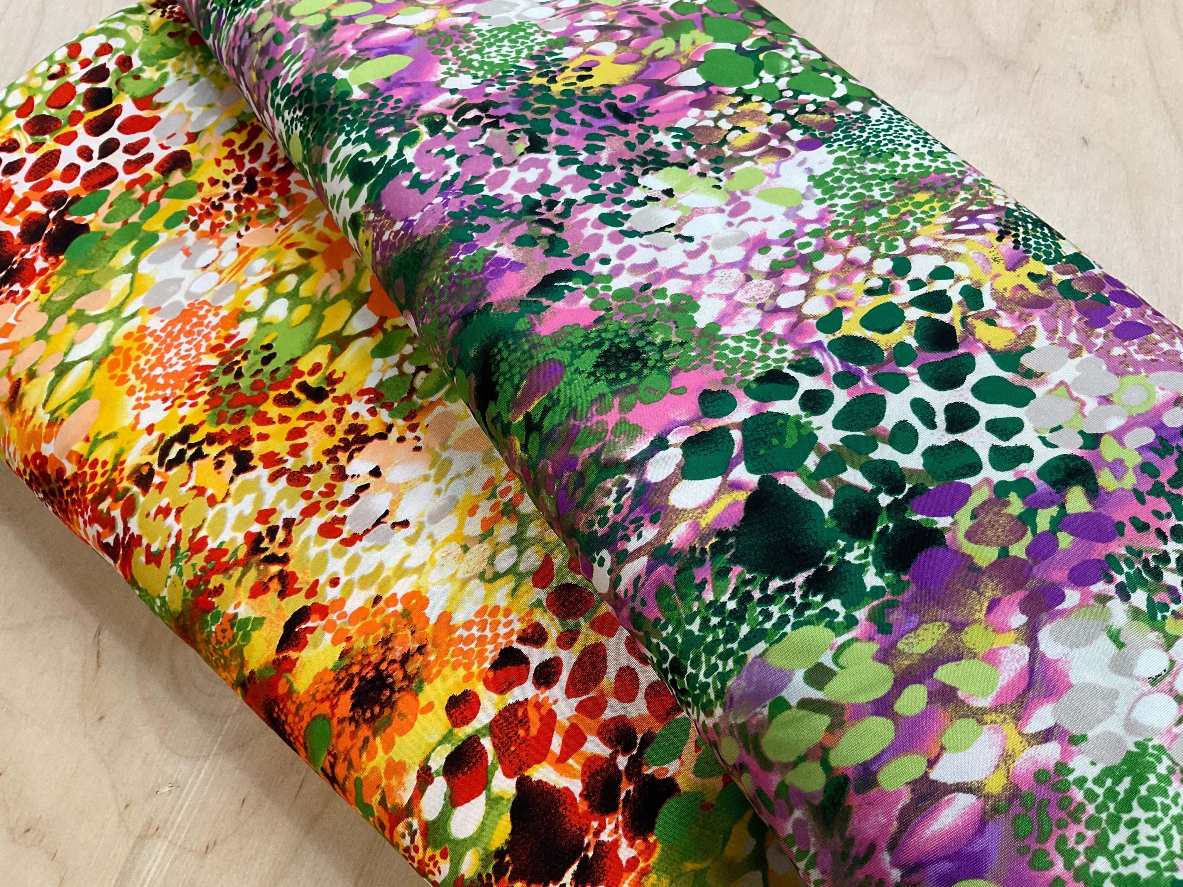 Colourful Reptile Print Light Weight Stretch Polyester