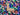 Neon Shapes Satin Viscose