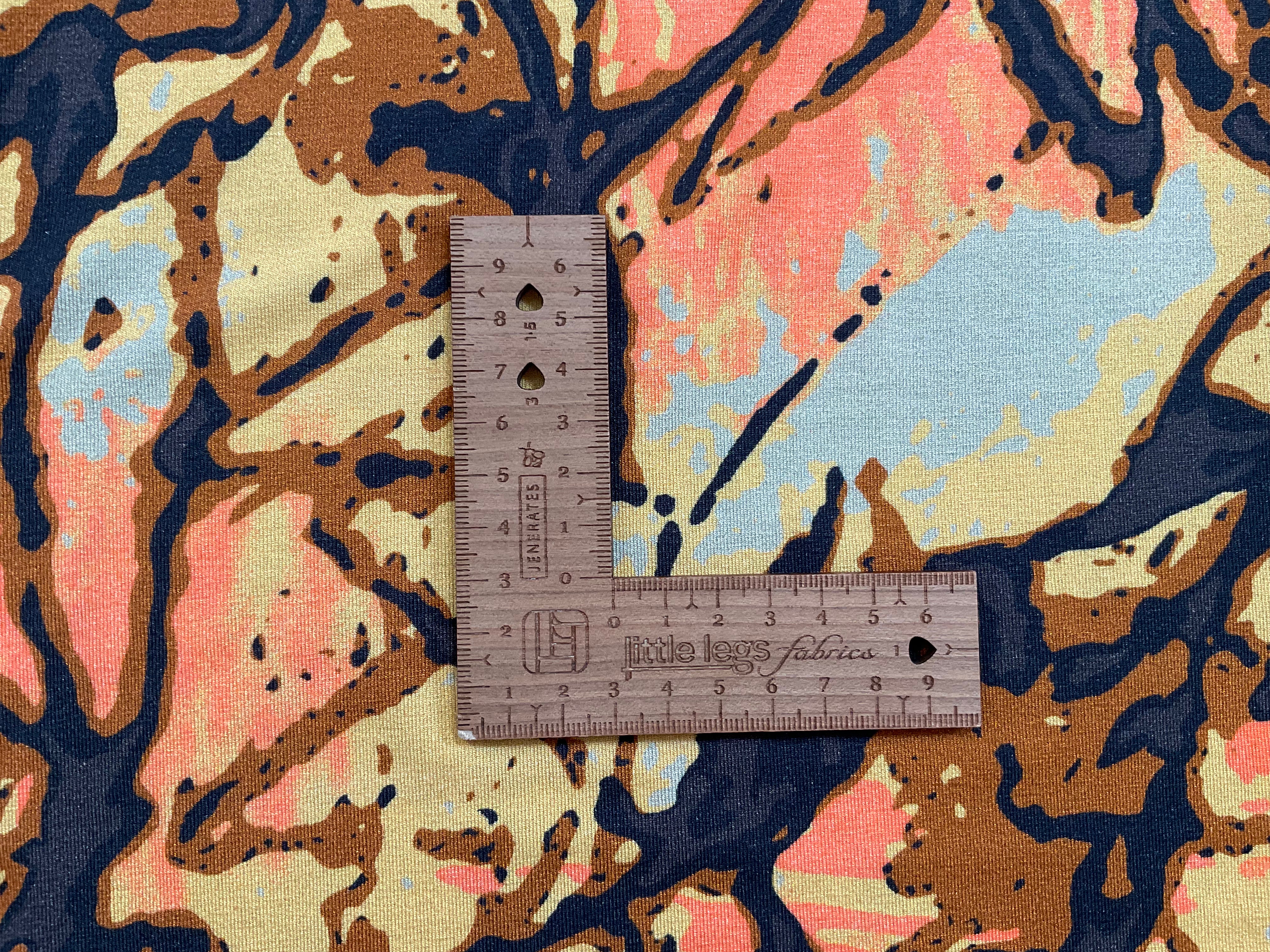 Cracked Earth Viscose Jersey