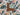 Pastel Leaves Linen Blend