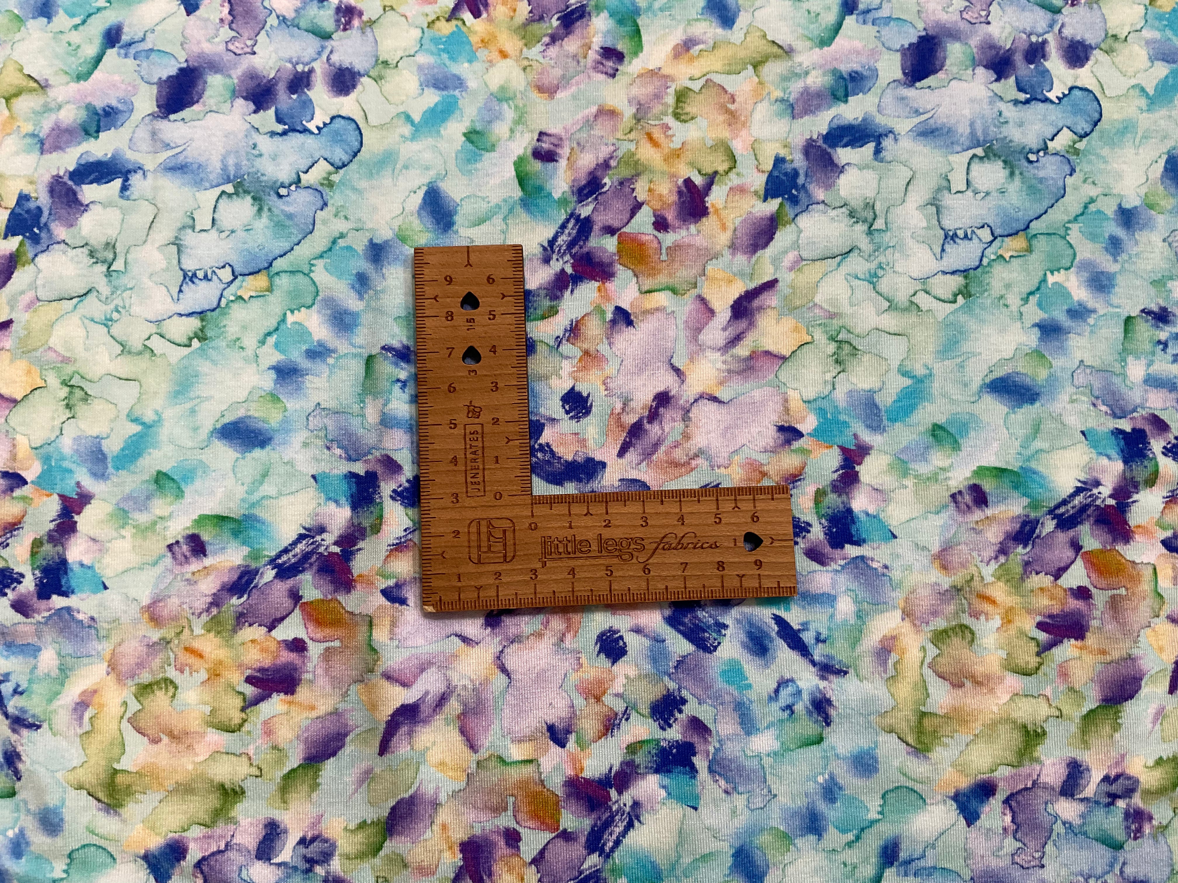 Watercolour Confetti Bamboo Jersey