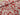 White Petals on Burnt Orange Cotton Poplin