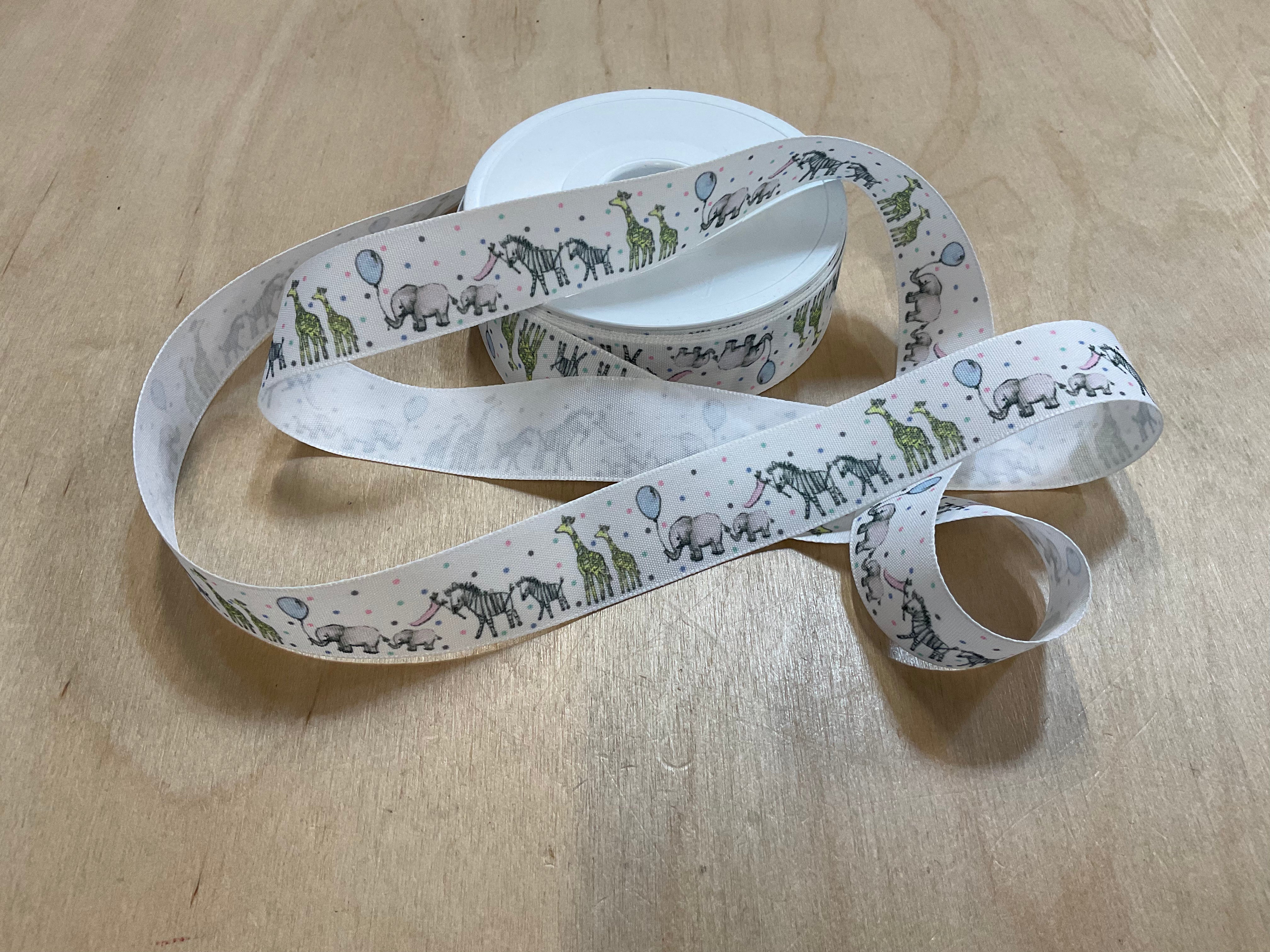 25mm Animal Parade Ribbon