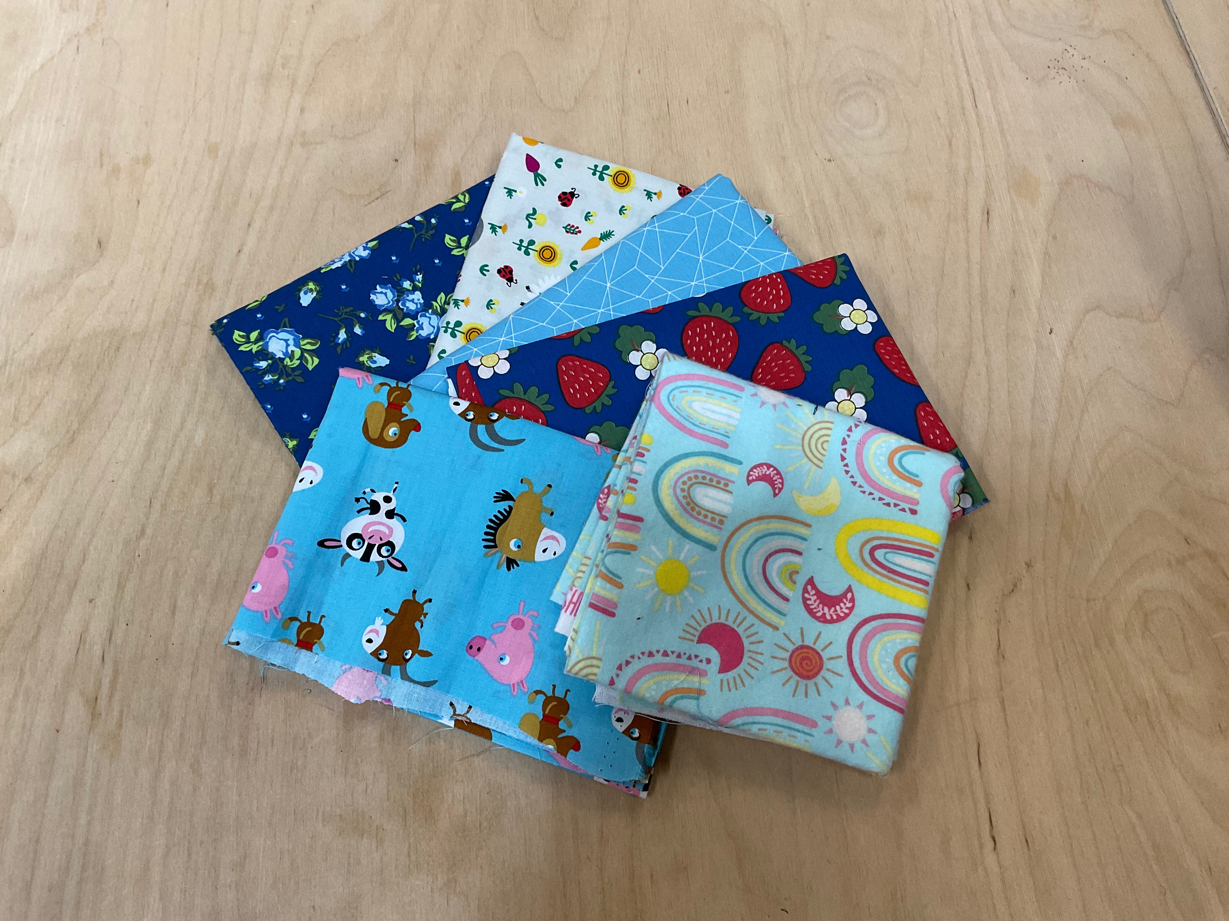 Blue Cottons Fat Quarters Bundle