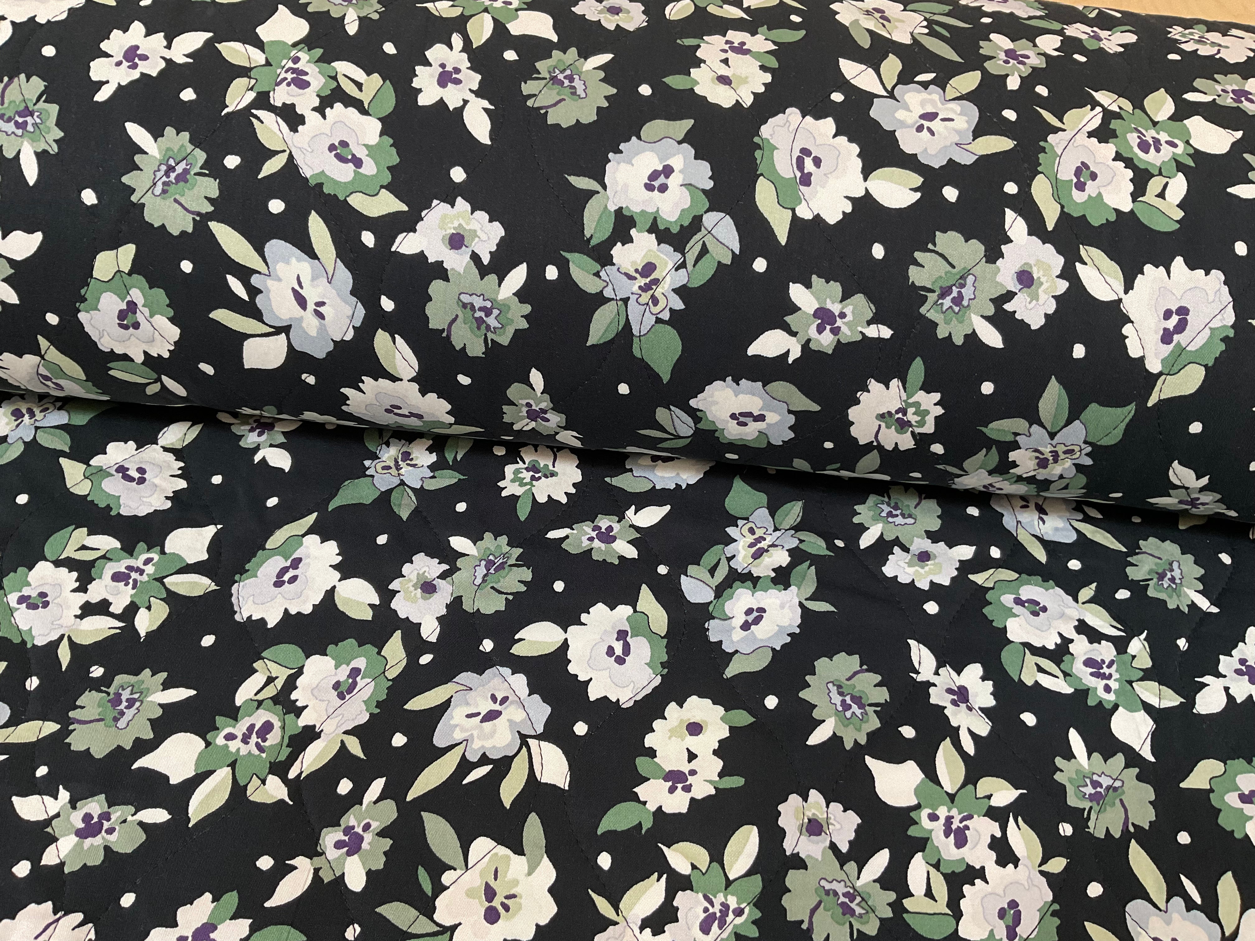 Hibiscus Quilted Viscose