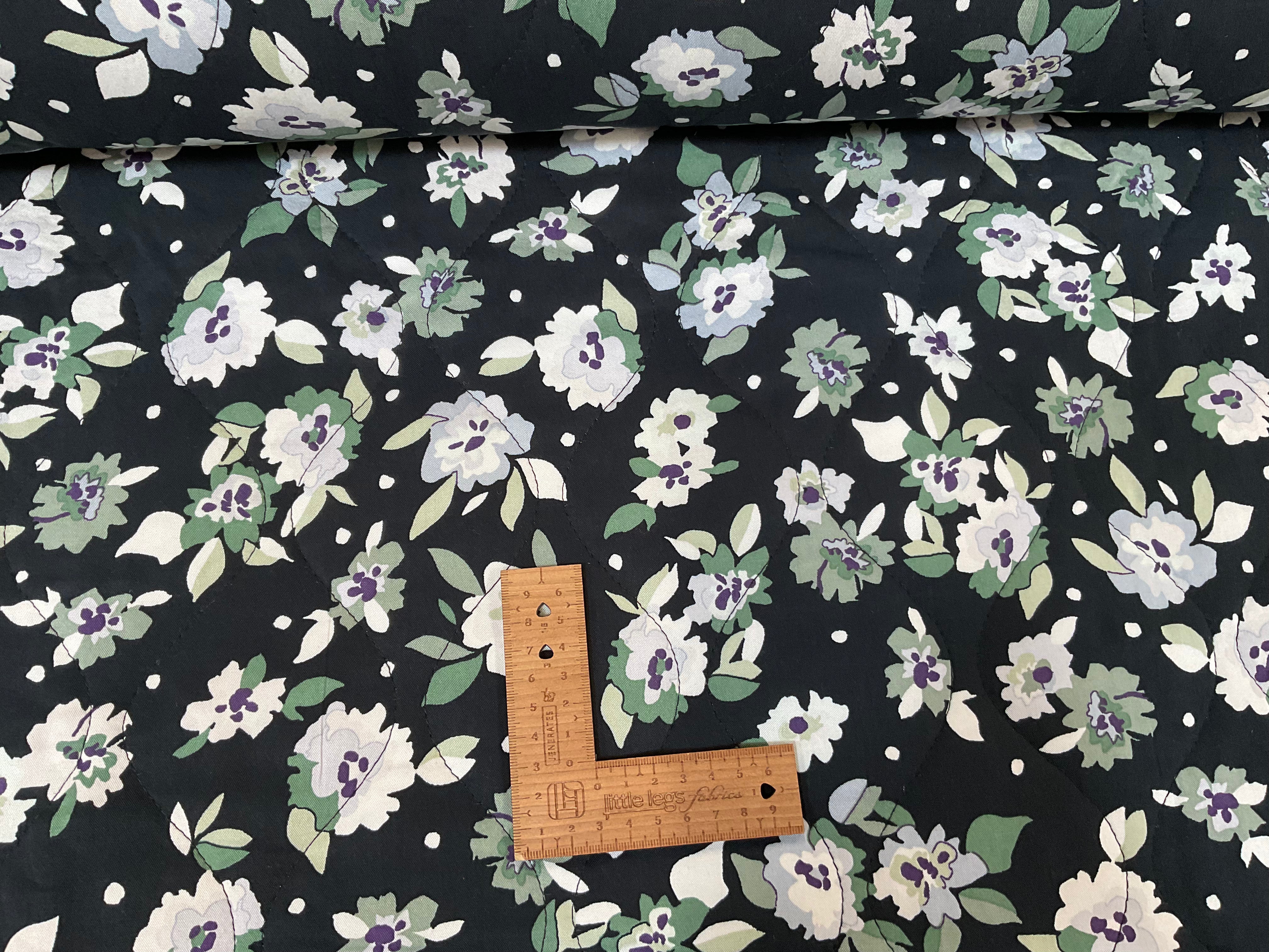 Hibiscus Quilted Viscose
