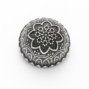 15mm Kalamkari Dome Metal Buttons