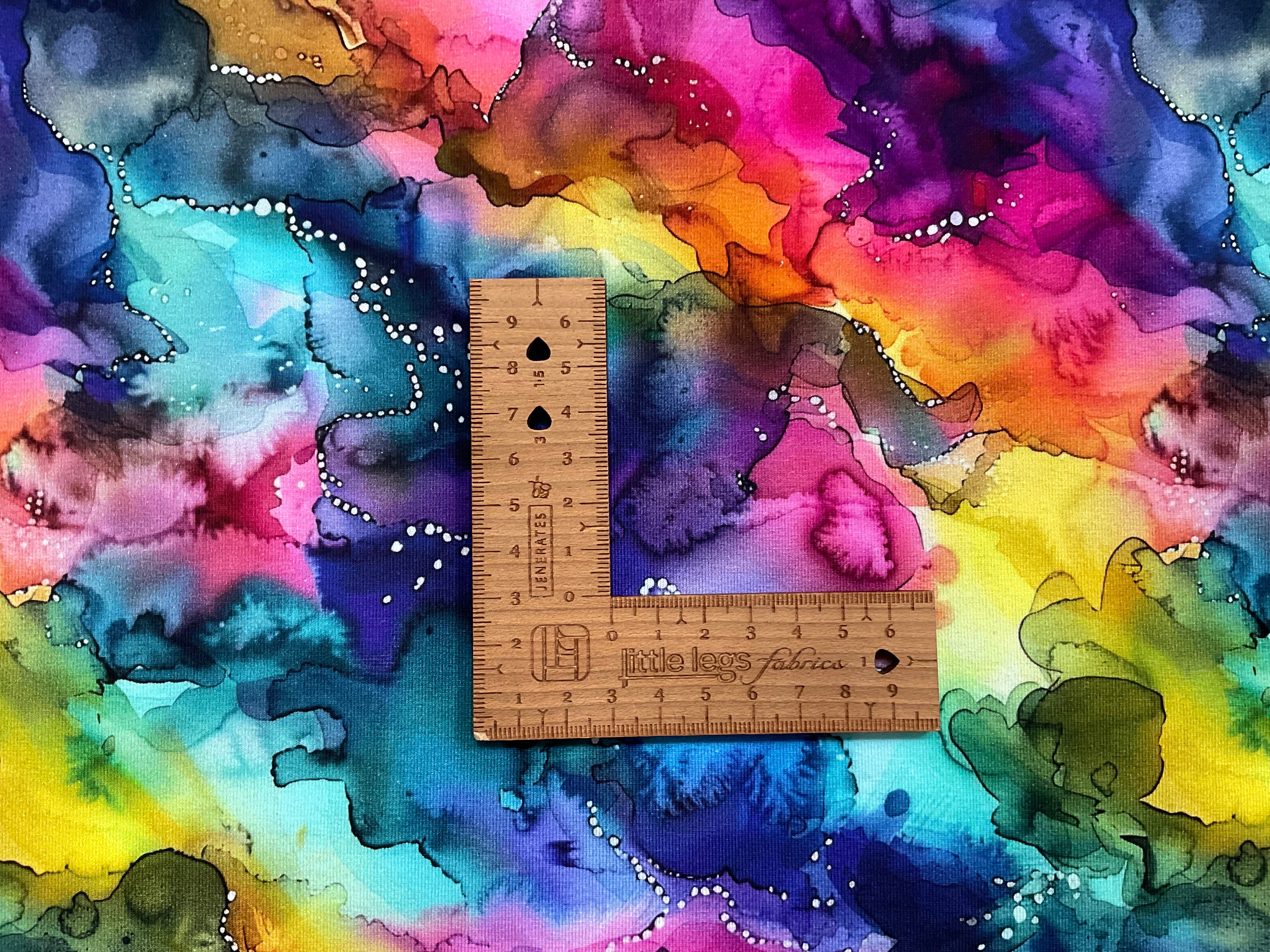 Rainbow Ink Cotton Jersey