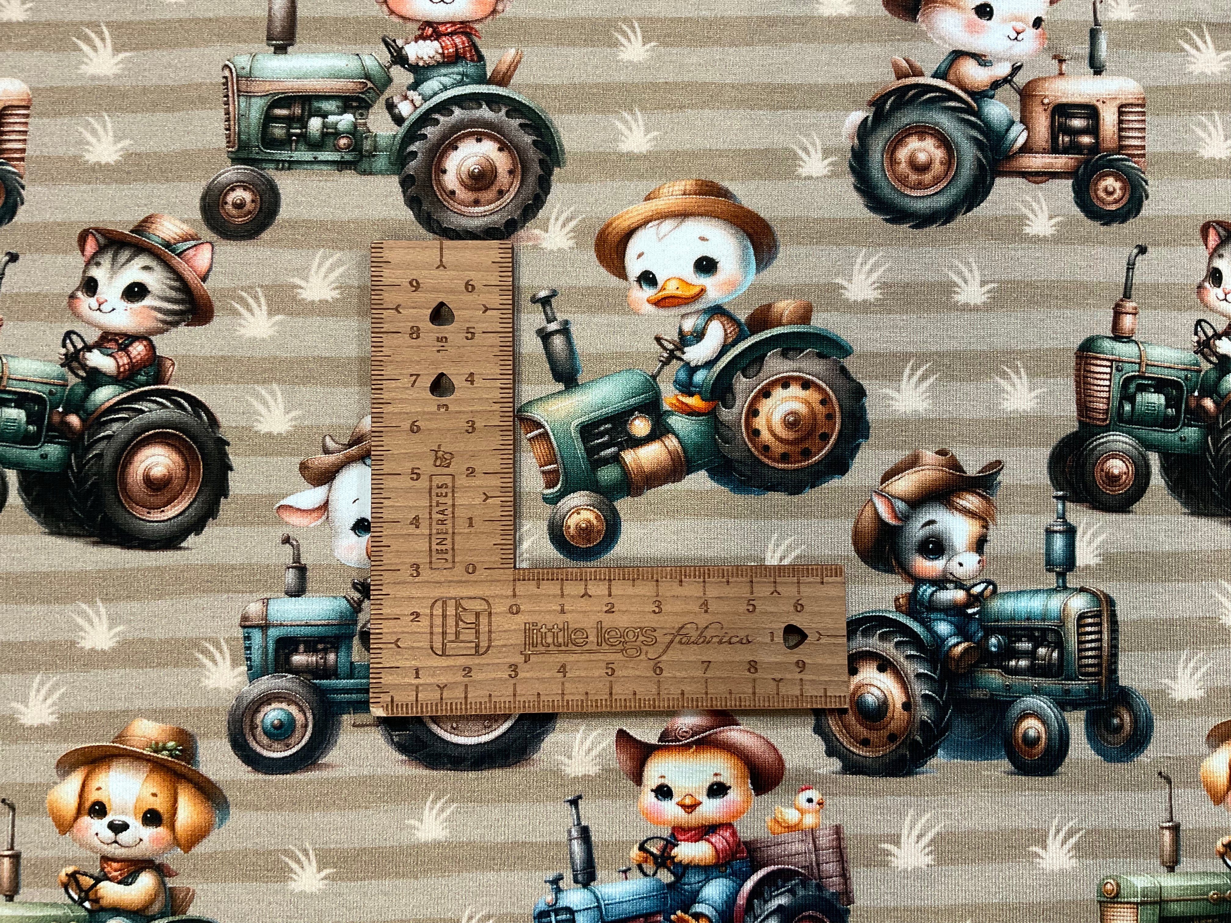 Cute Farmers Cotton Jersey Fabric