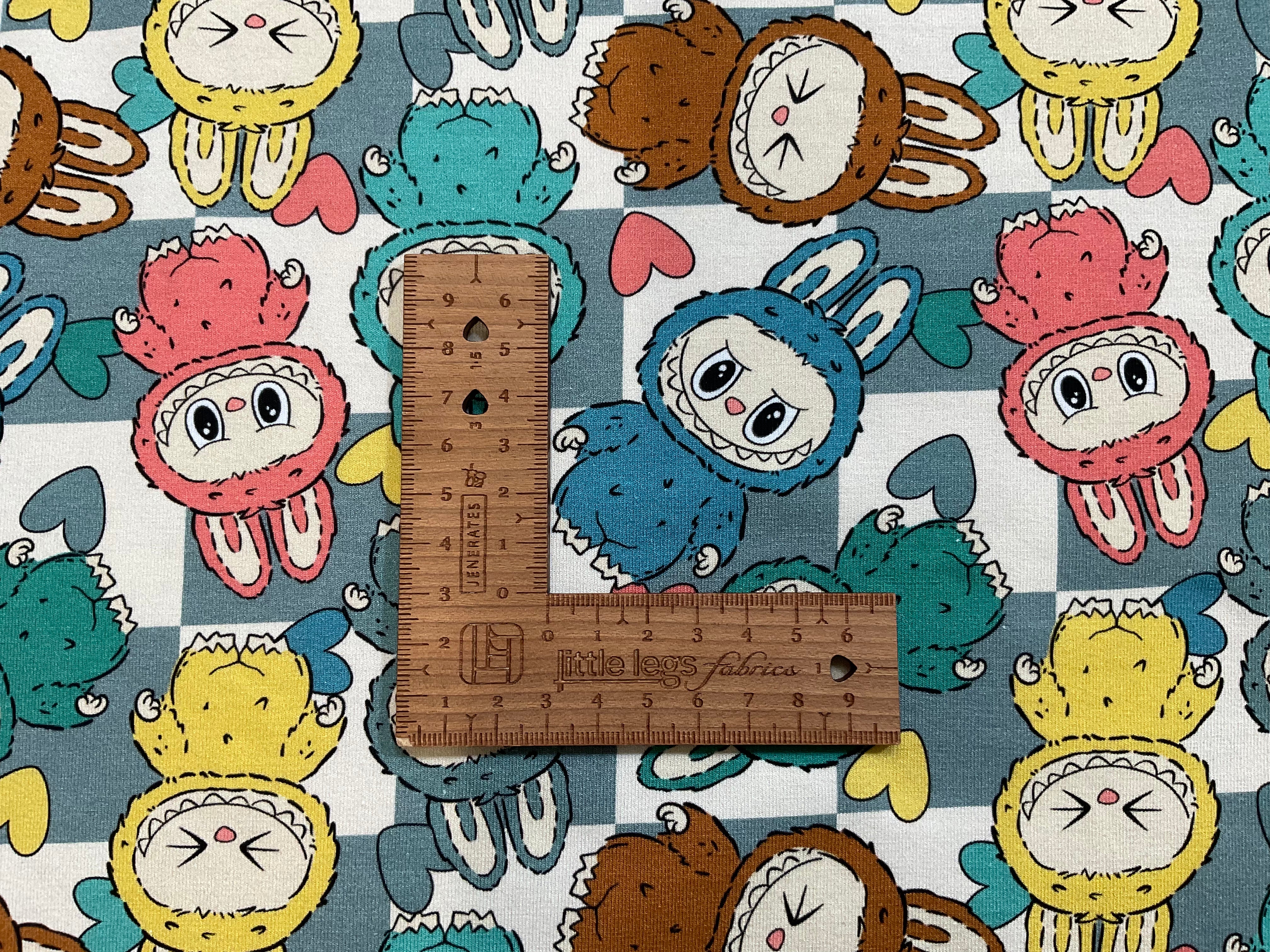 Labubus Cotton Jersey Fabric