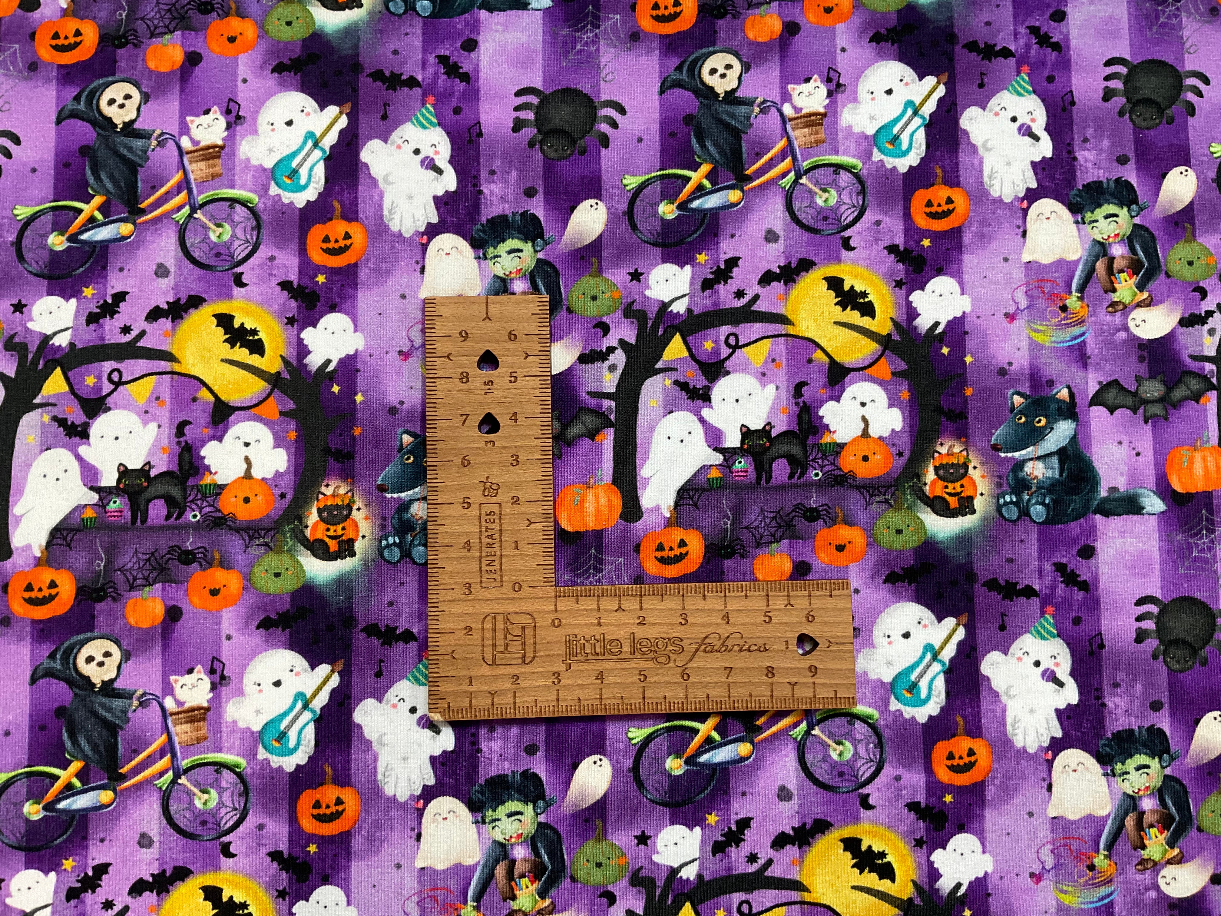 Witchy Stripes Cotton Jersey