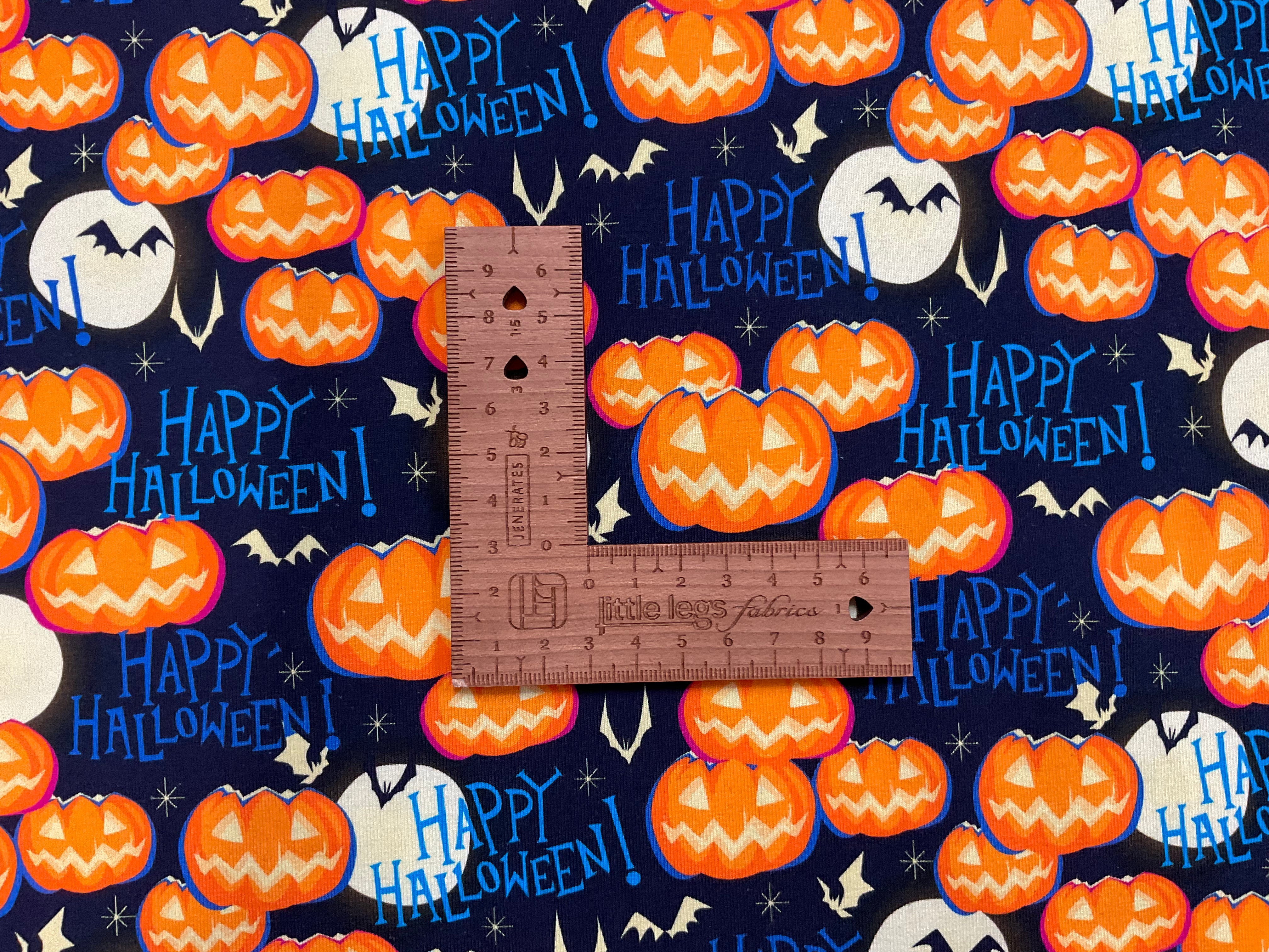 Happy Halloween Cotton Jersey