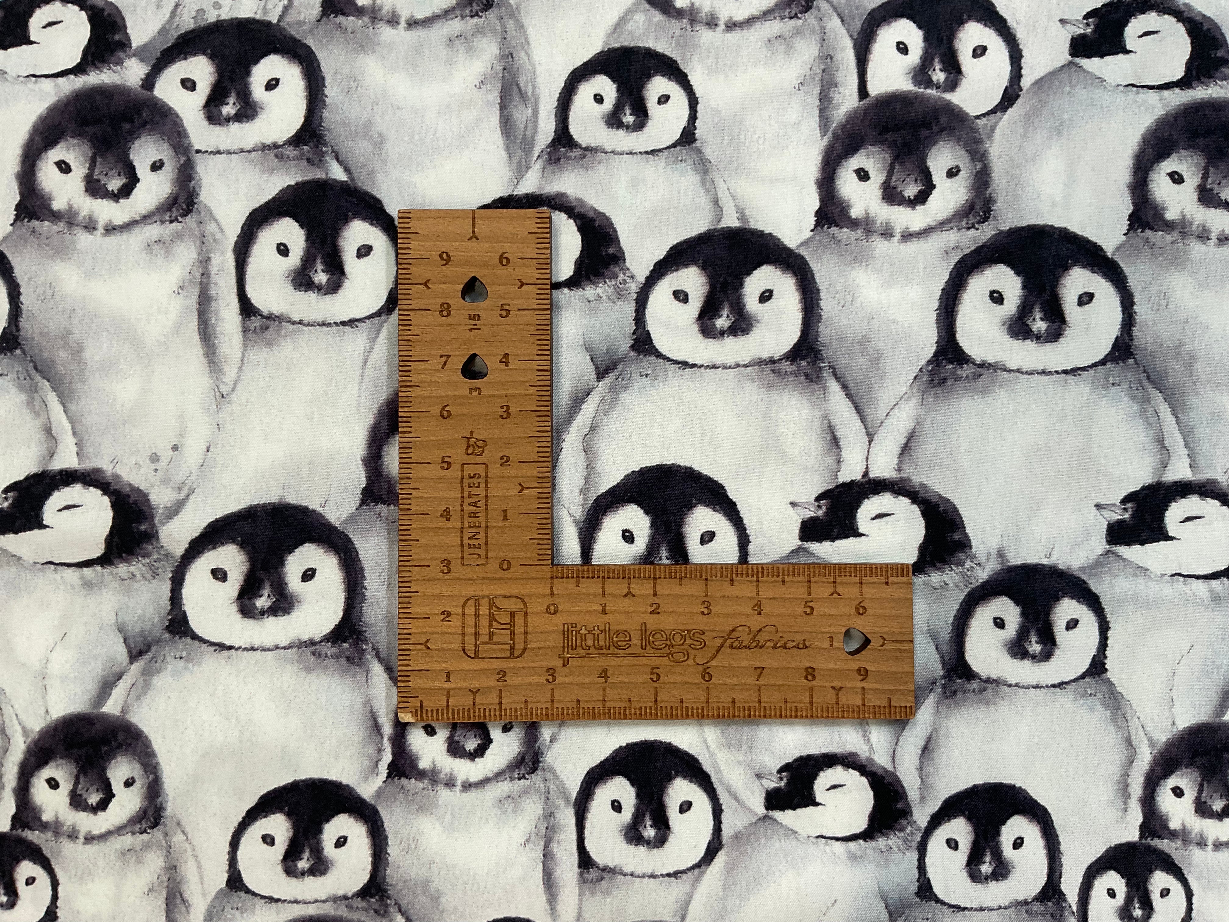 Fluffy Penguins Organic Cotton Poplin