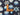 Blue Christmas Baubles Cotton Jersey Fabric