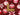 Red Christmas Baubles Cotton Jersey Fabric