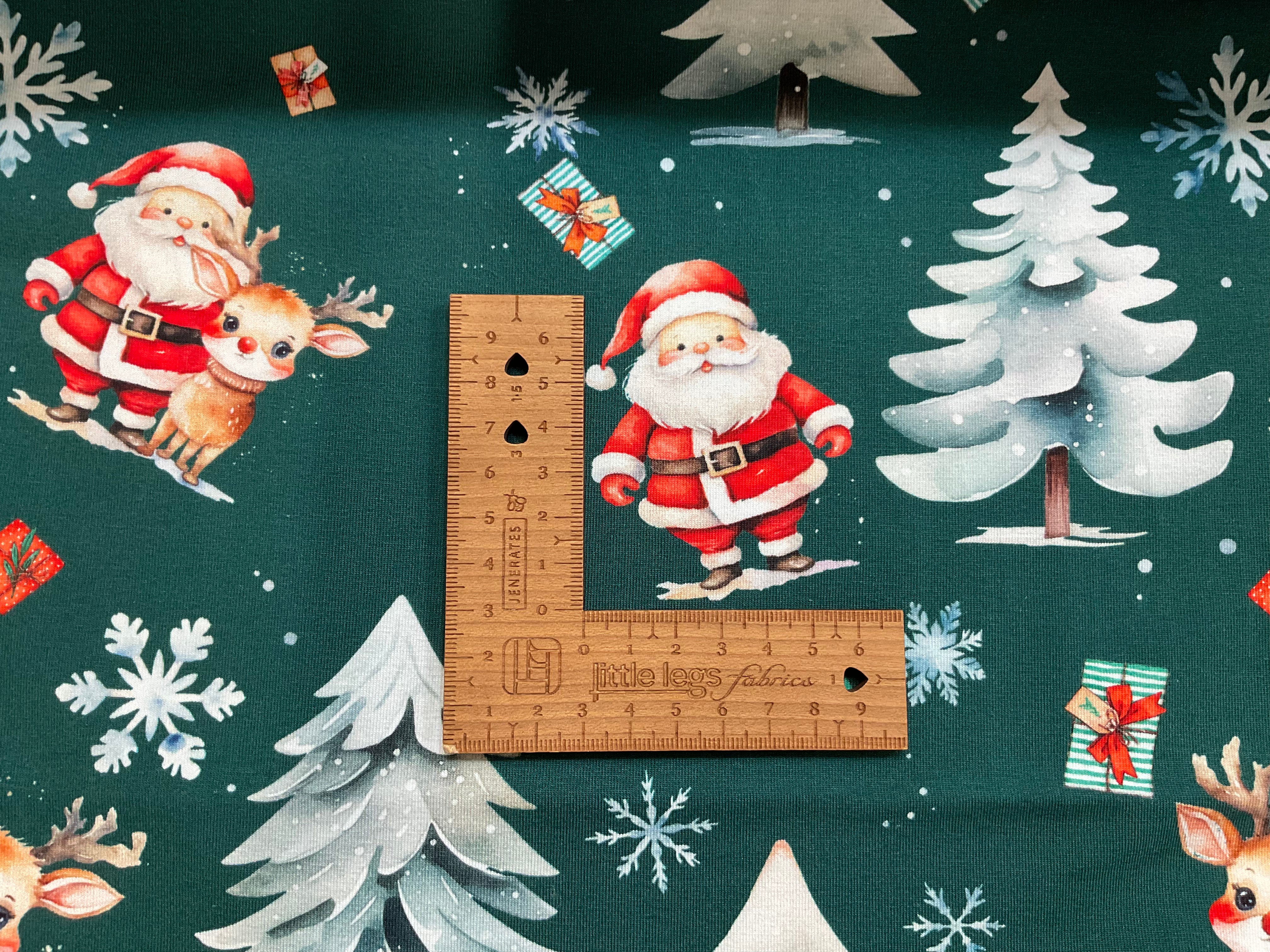 Santa’s Helper Cotton Jersey Fabric