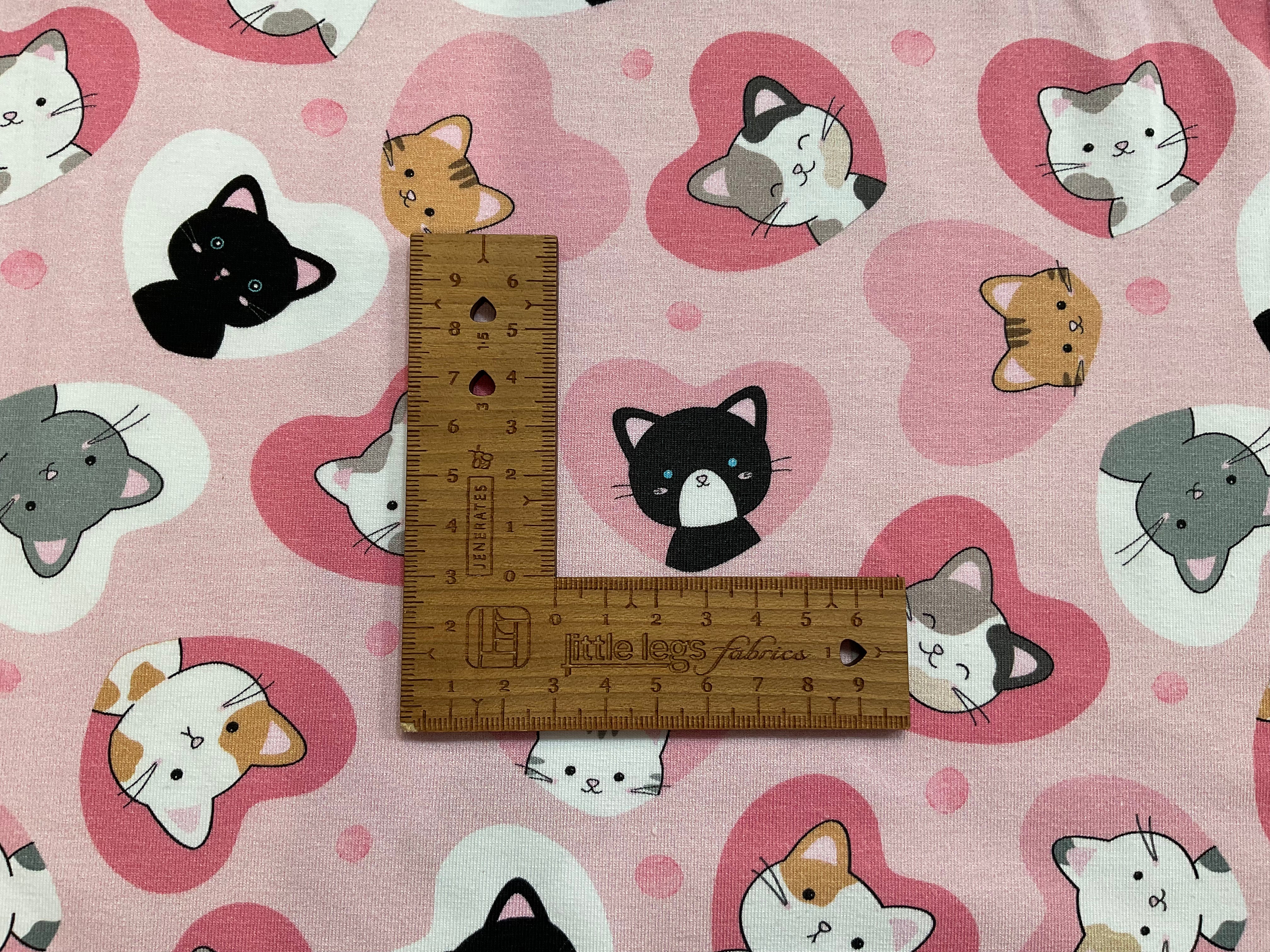 Cute Kittens Cotton Jersey