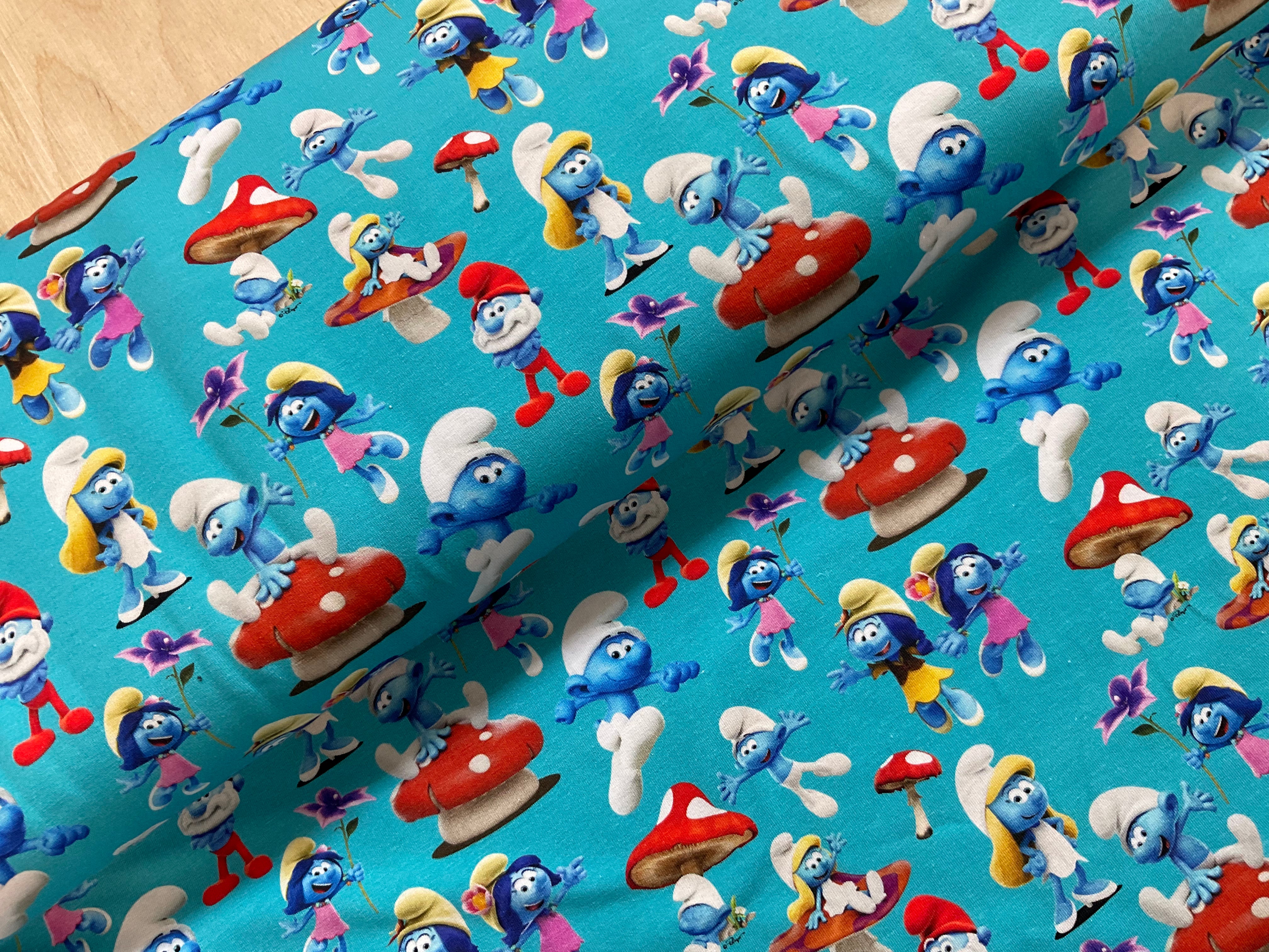 Smurfs (Licensed) Cotton Jersey