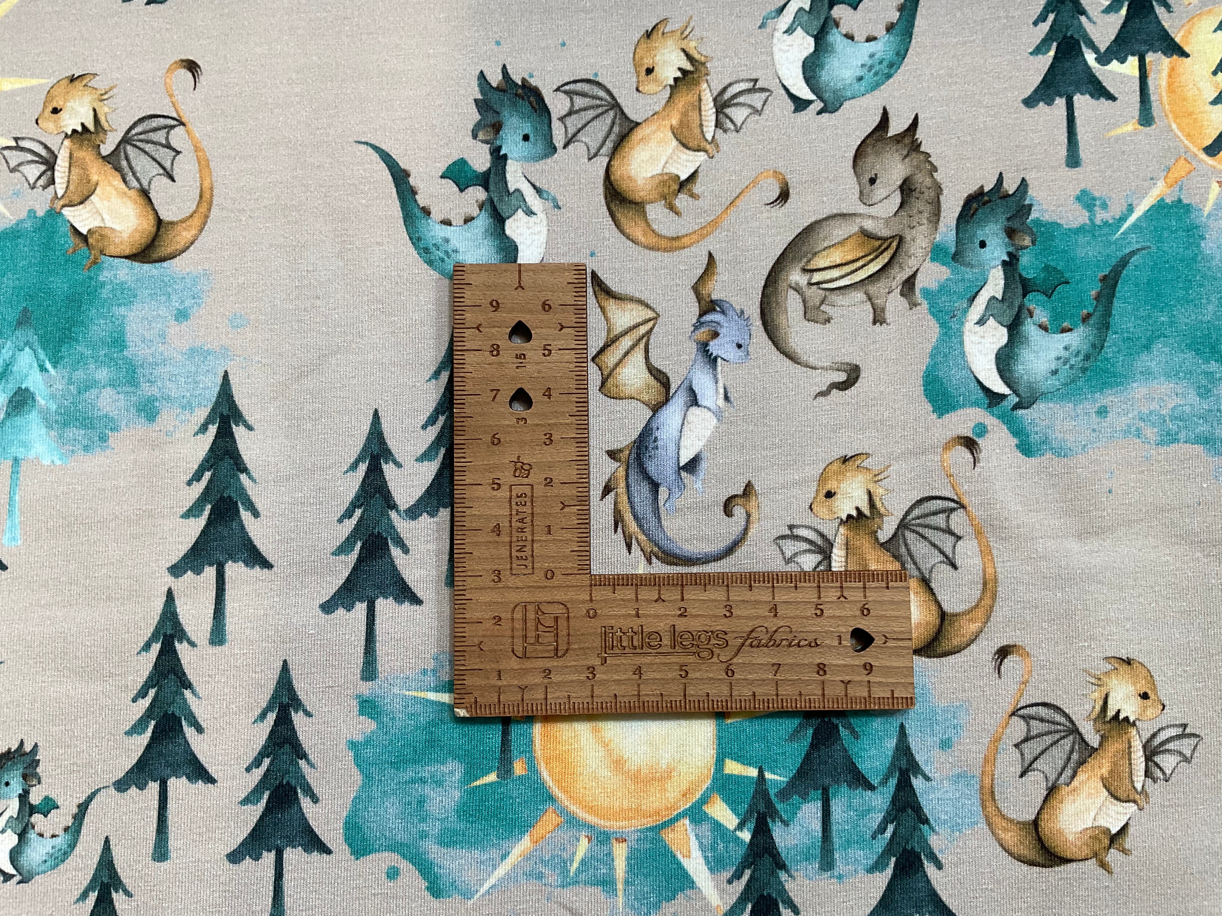 Land of Dragons Cotton Jersey