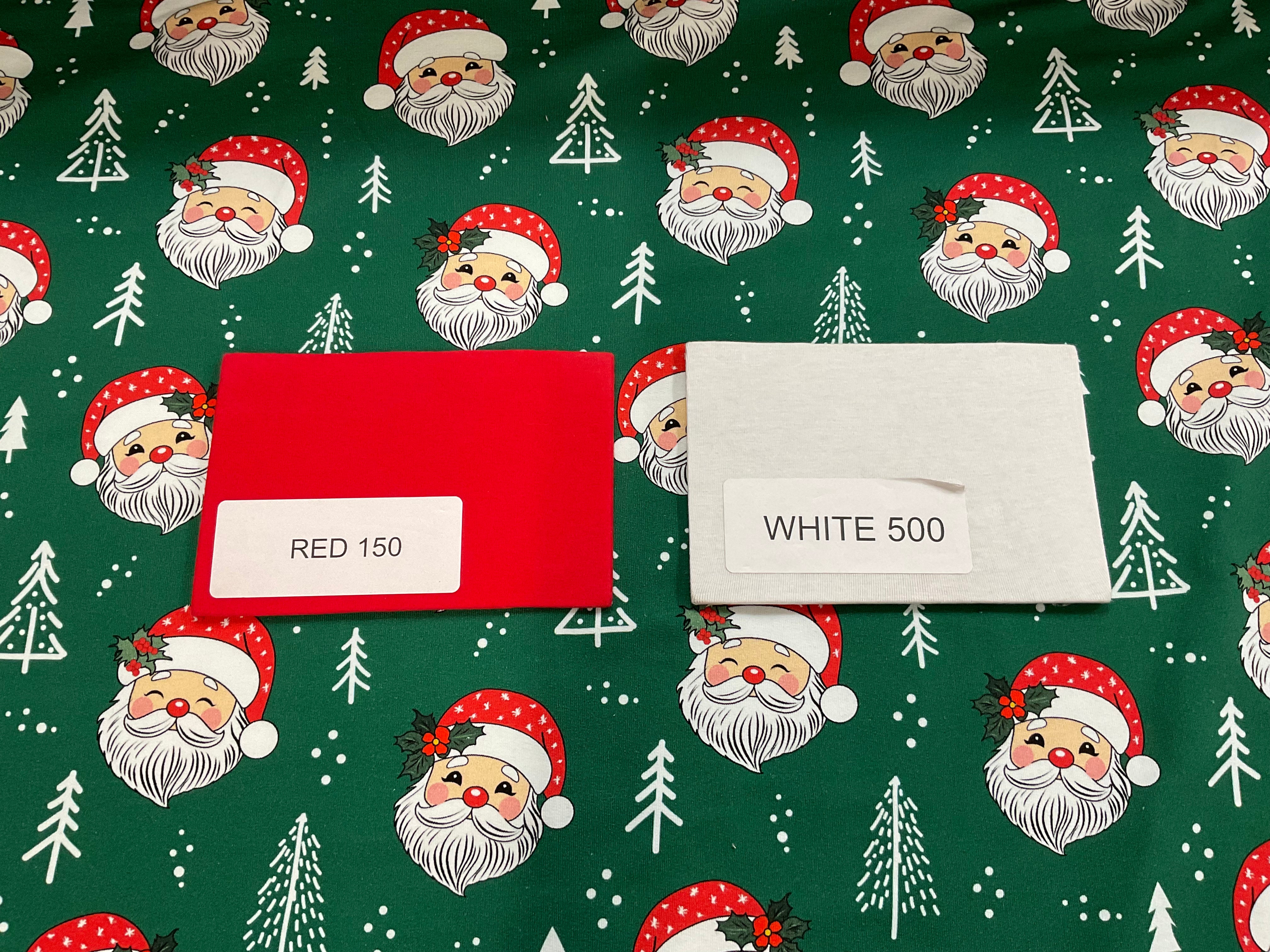 Santa Green French Terry