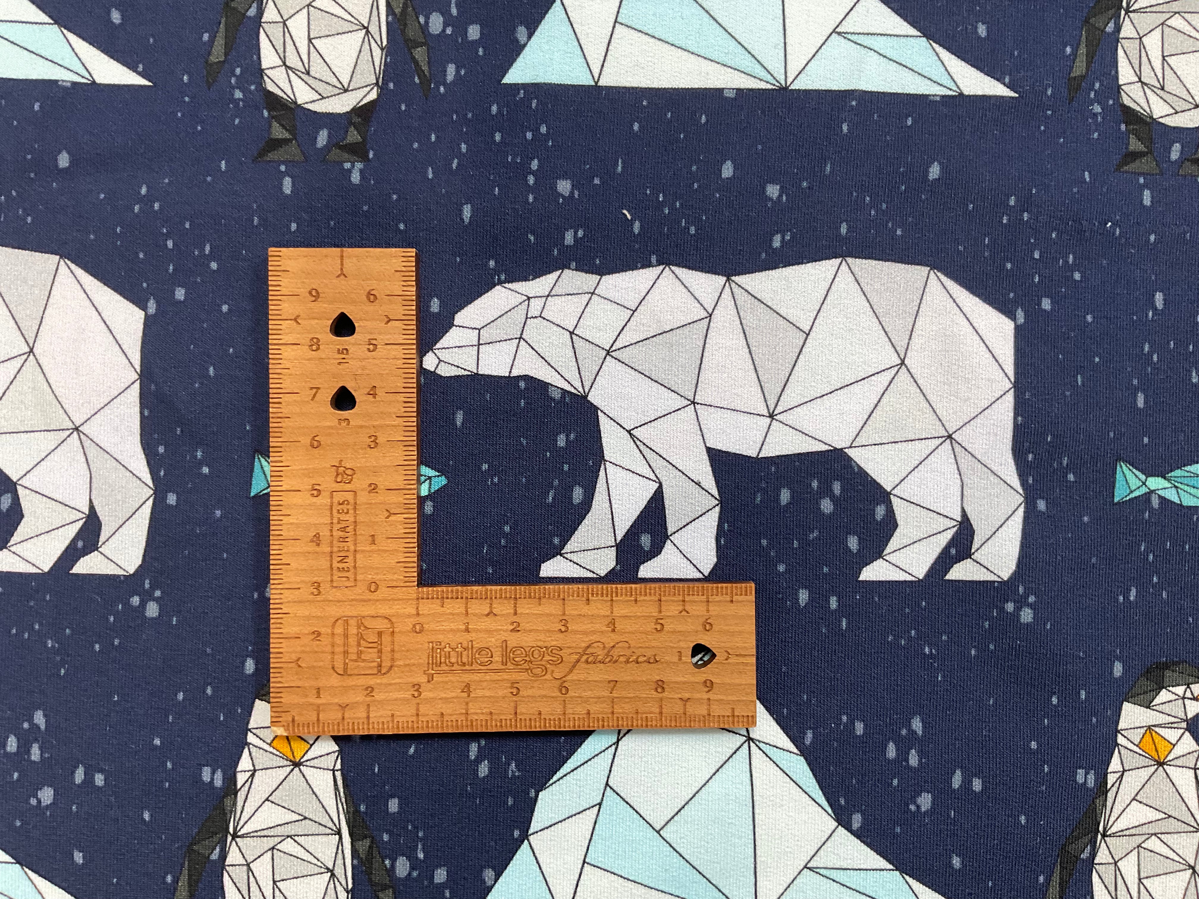 Geometric Arctic Animals French Terry