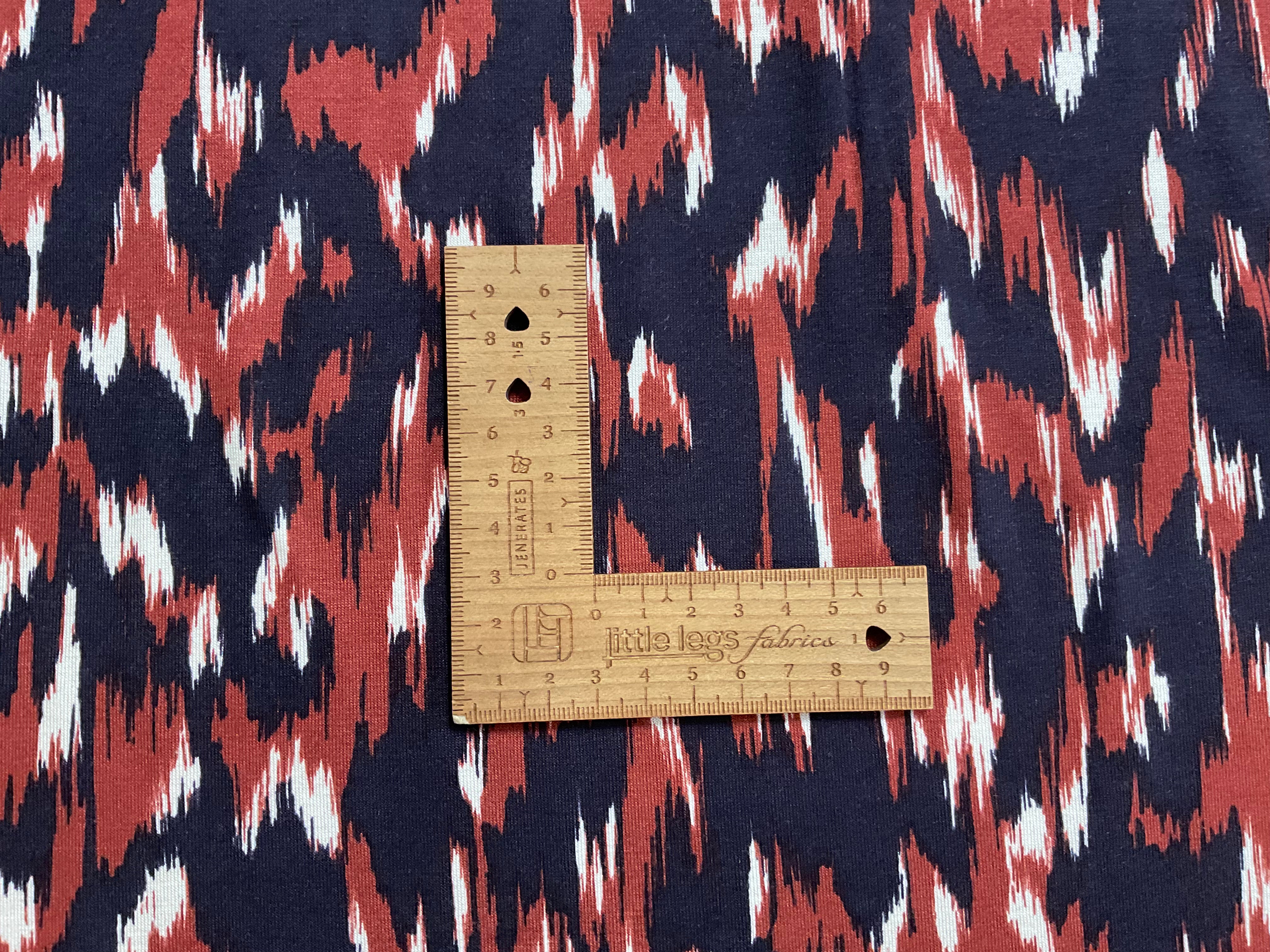 Blurred Rhythm Viscose Jersey