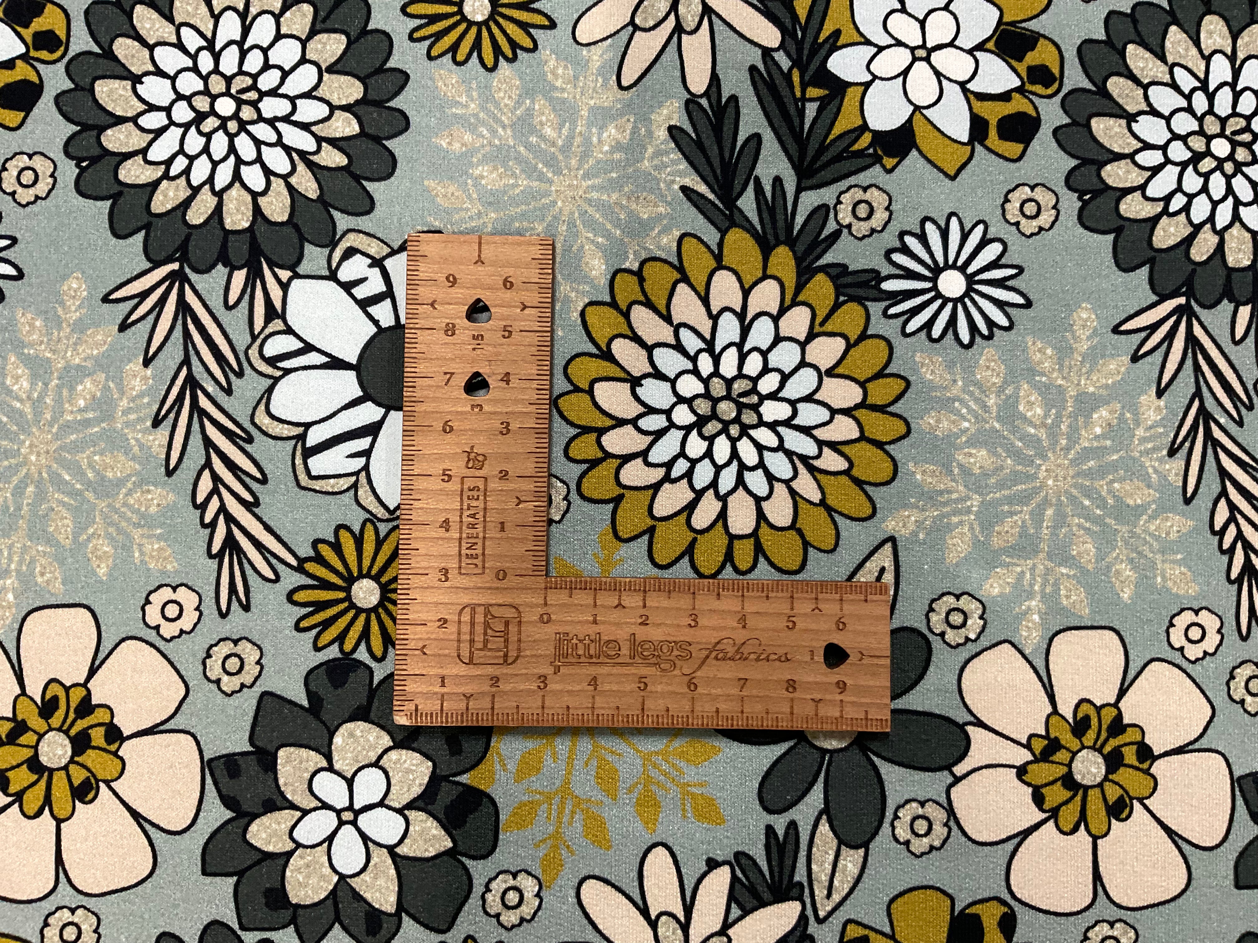 Snowflake Floral French Terry