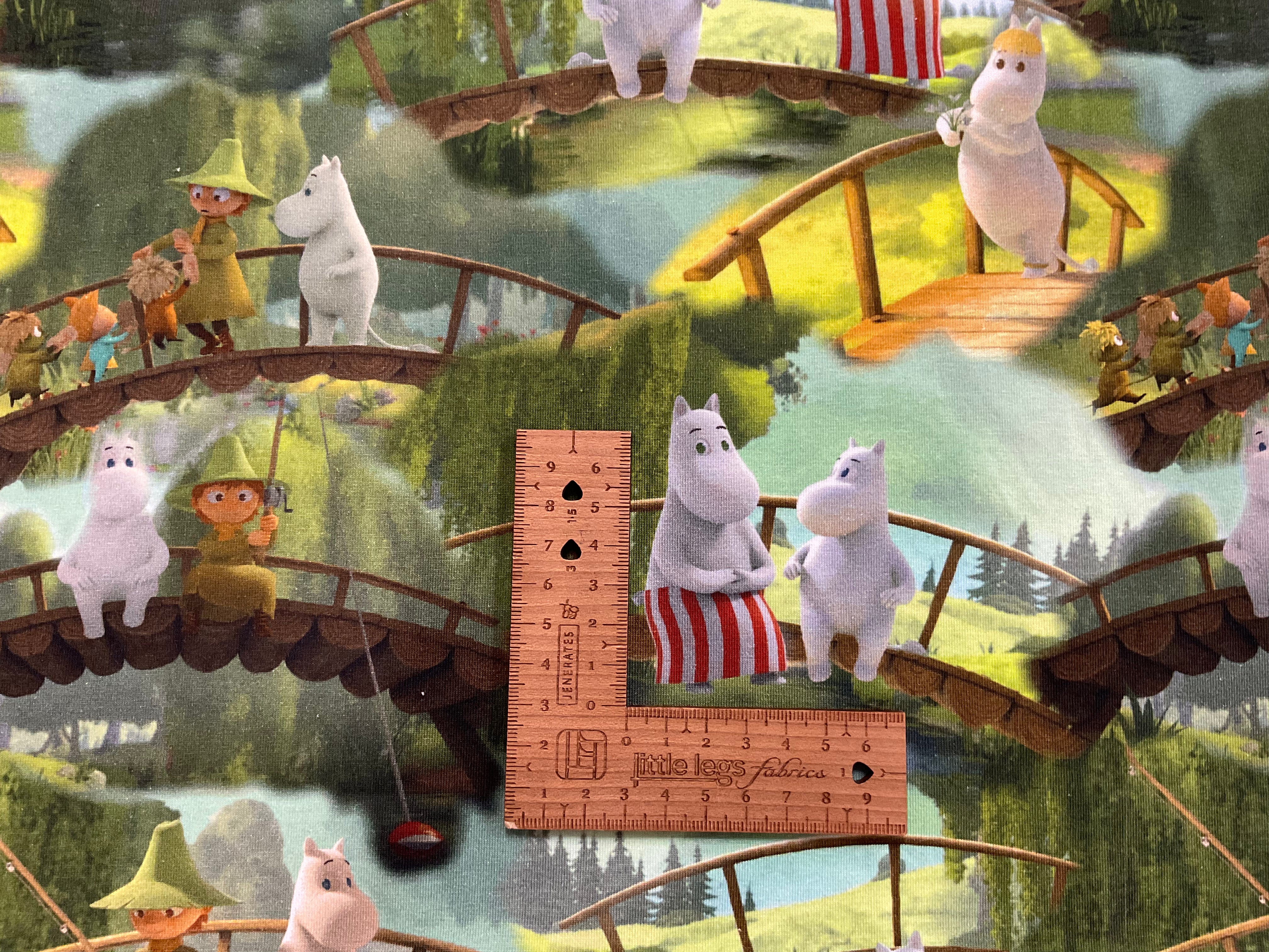 Moomins (Licensed) Cotton Jersey Fabric