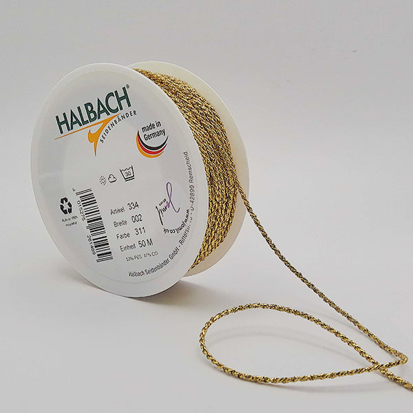 2mm Metallic Gold Twine