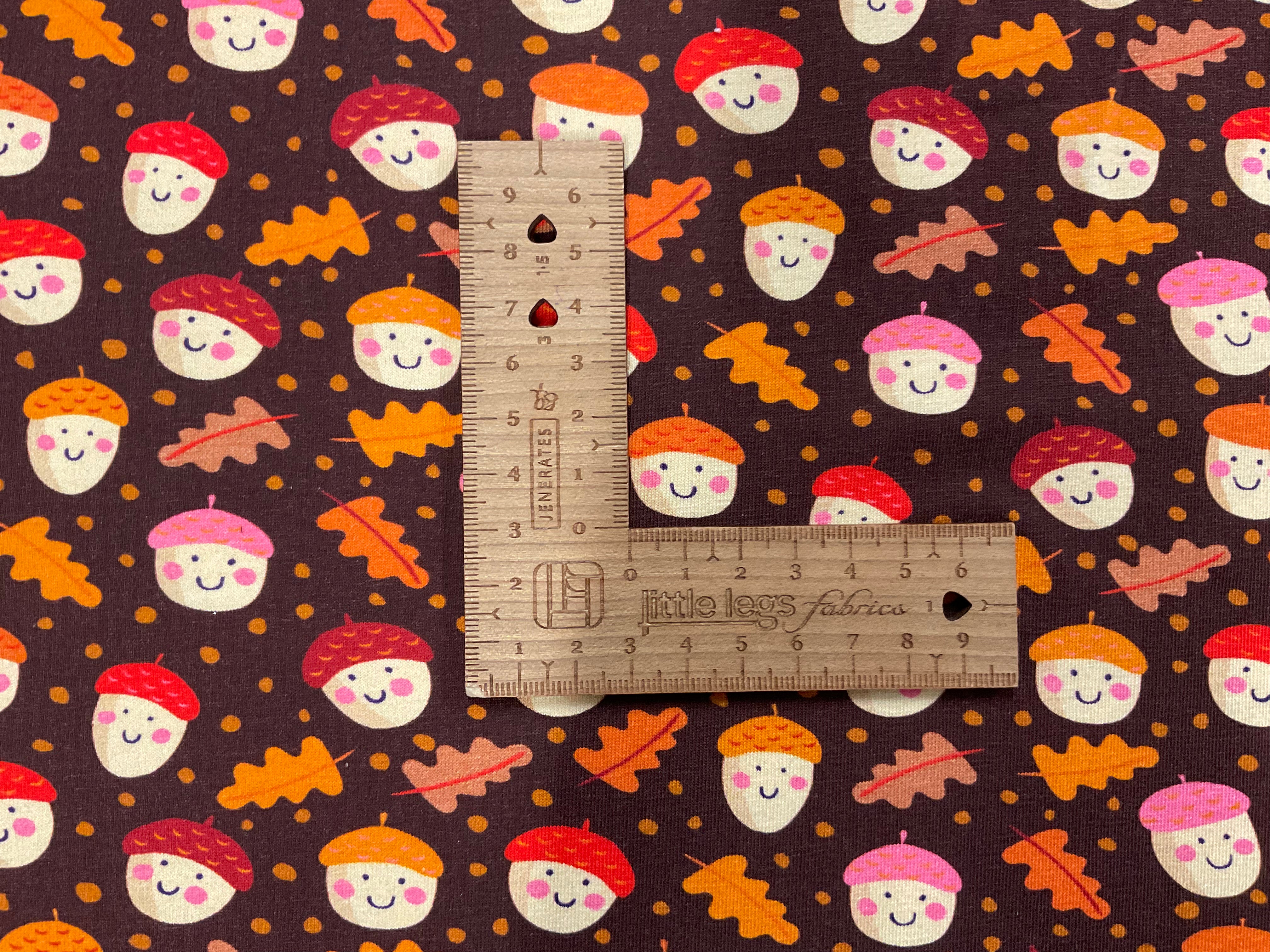 Acorn Antics Cotton Jersey