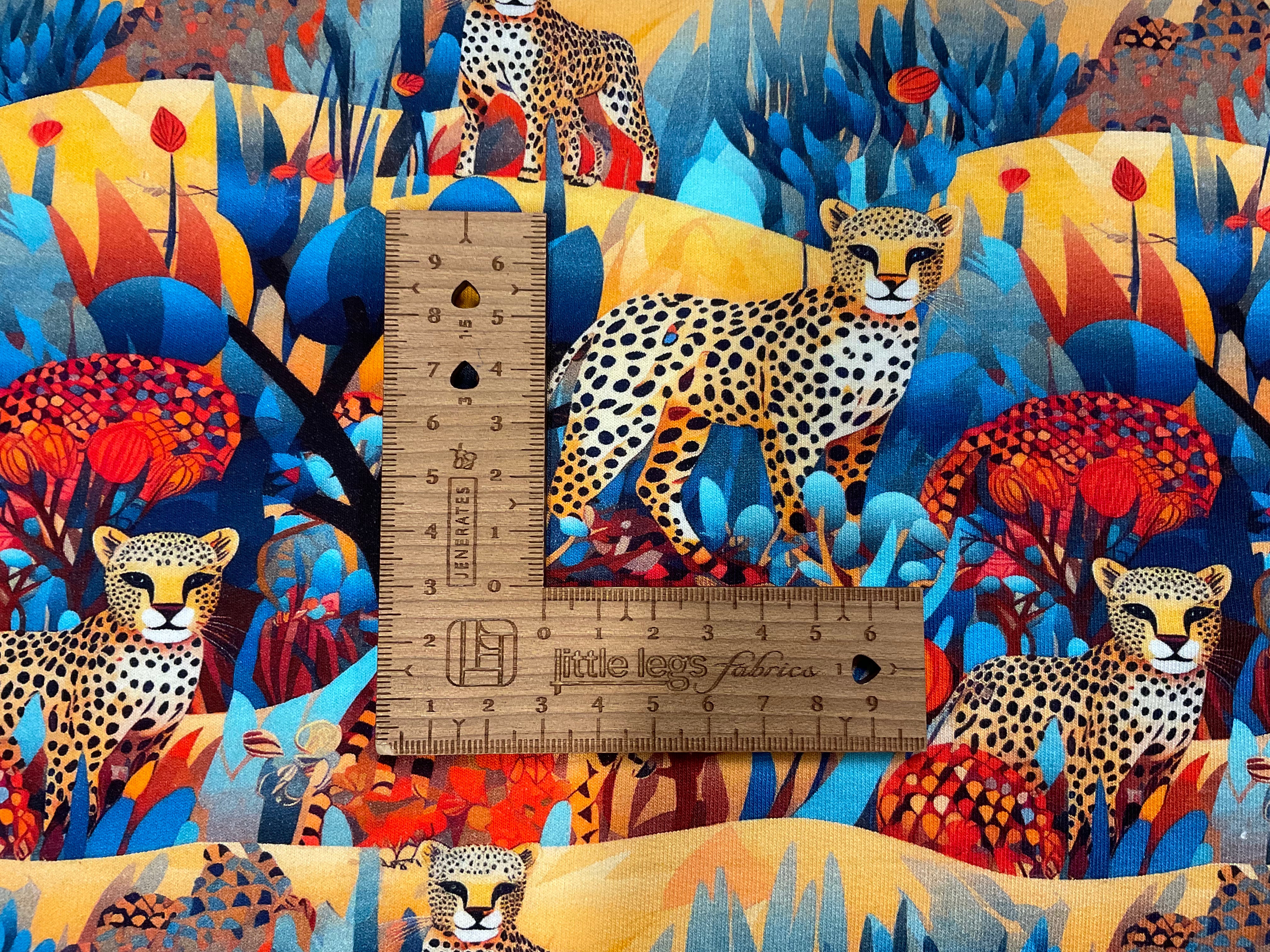 Geometric Savannah Brushed French Terry