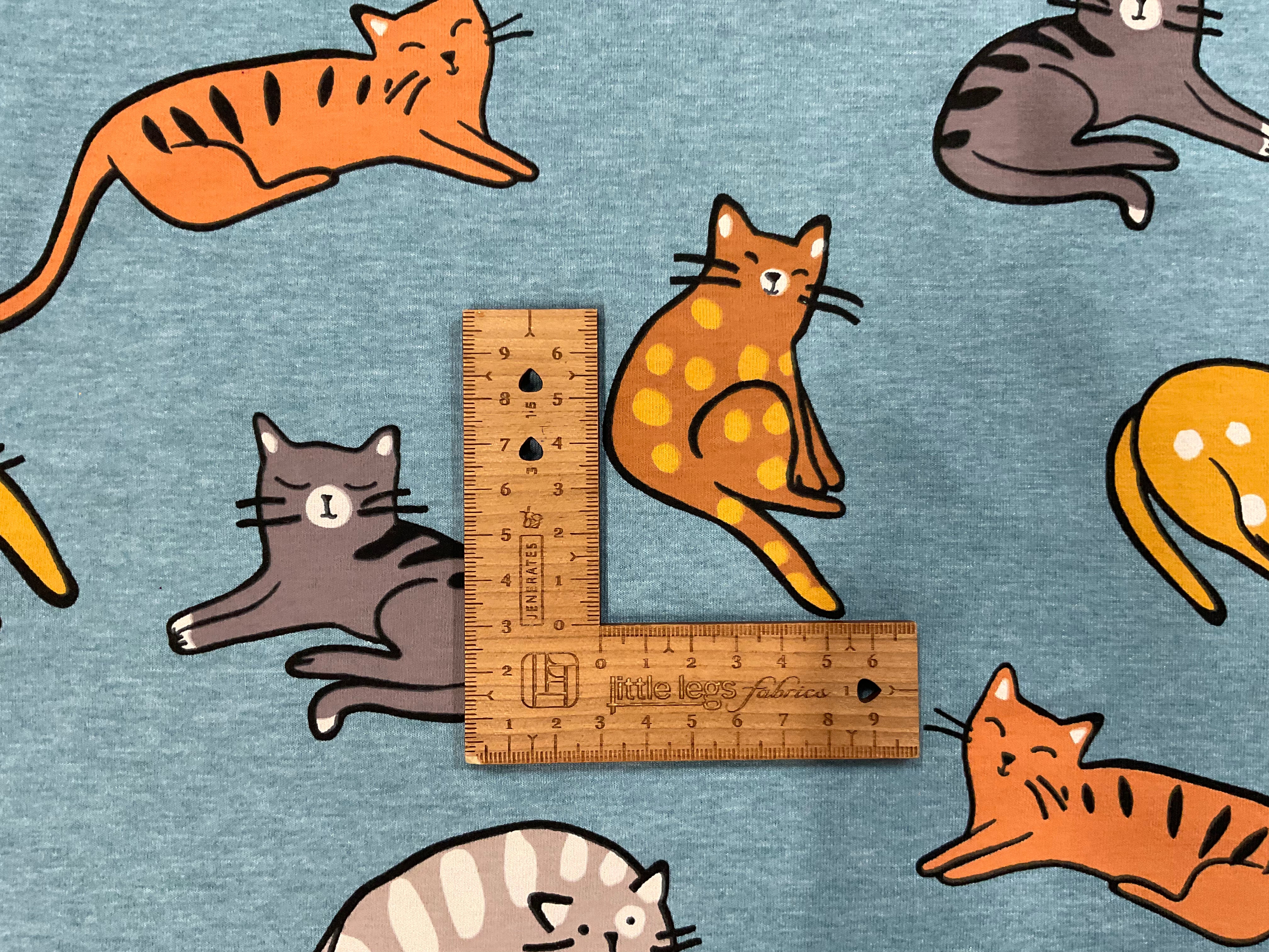 Cat Nap Cotton Jersey Fabric