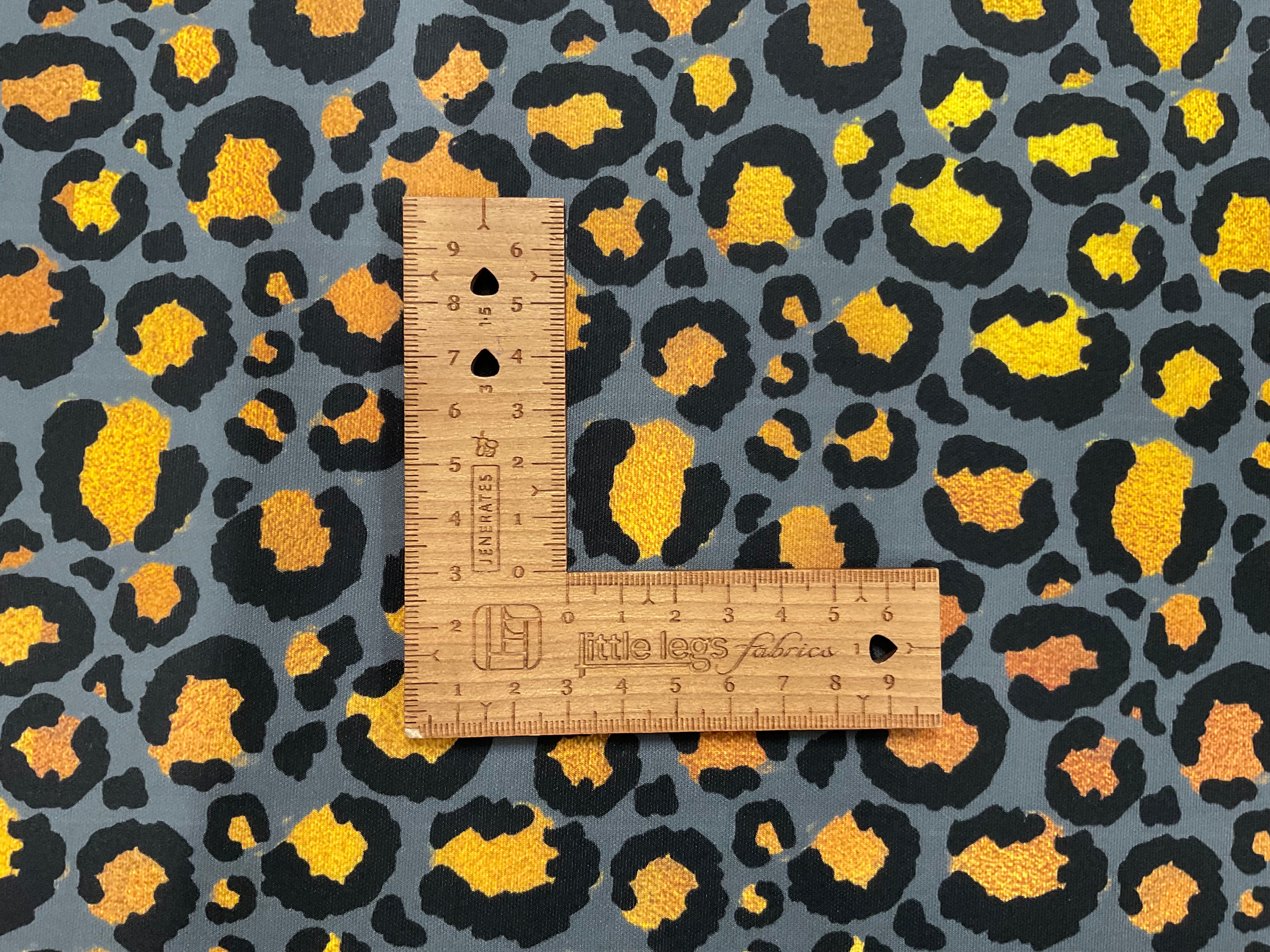 Gold and Grey Leopard Activewear/Dancewear