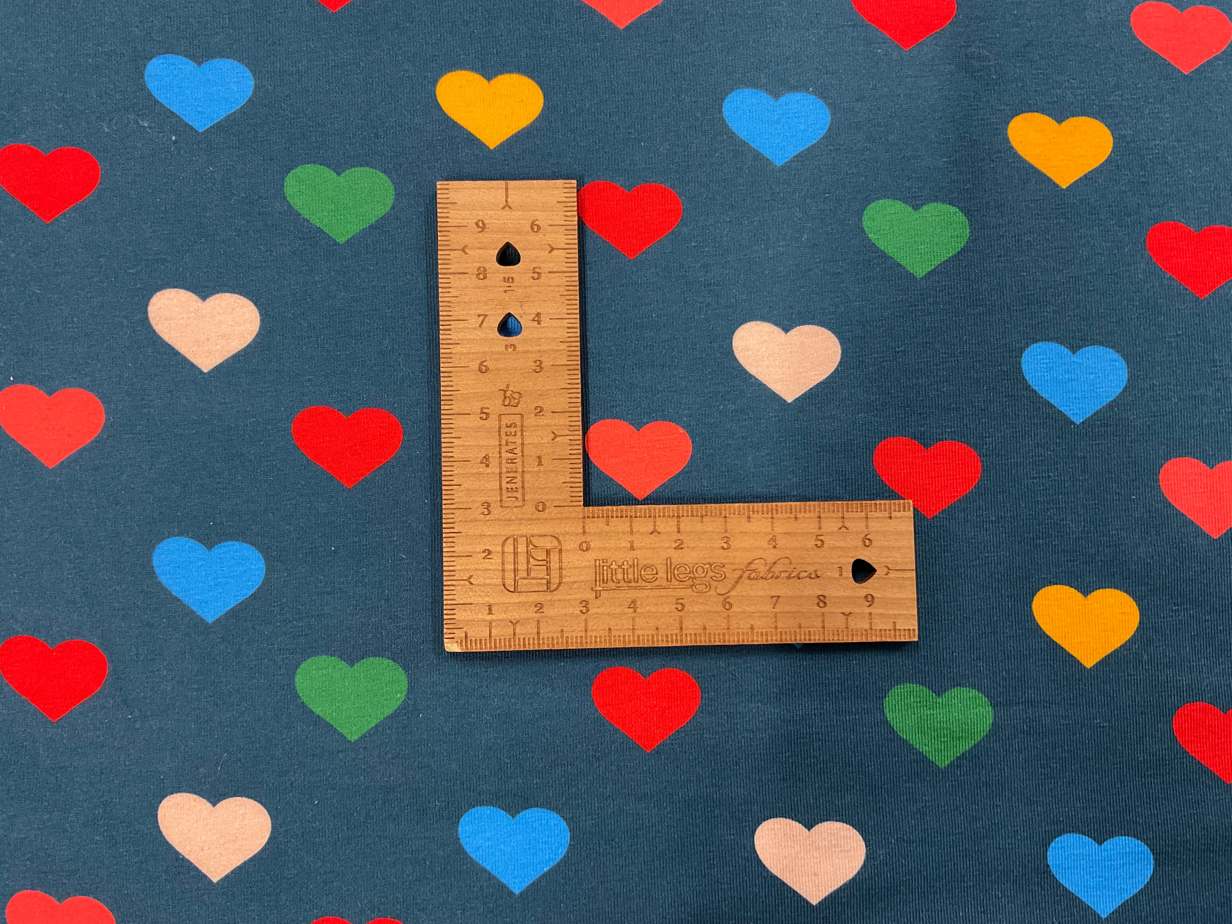 Bright Hearts Cotton Jersey