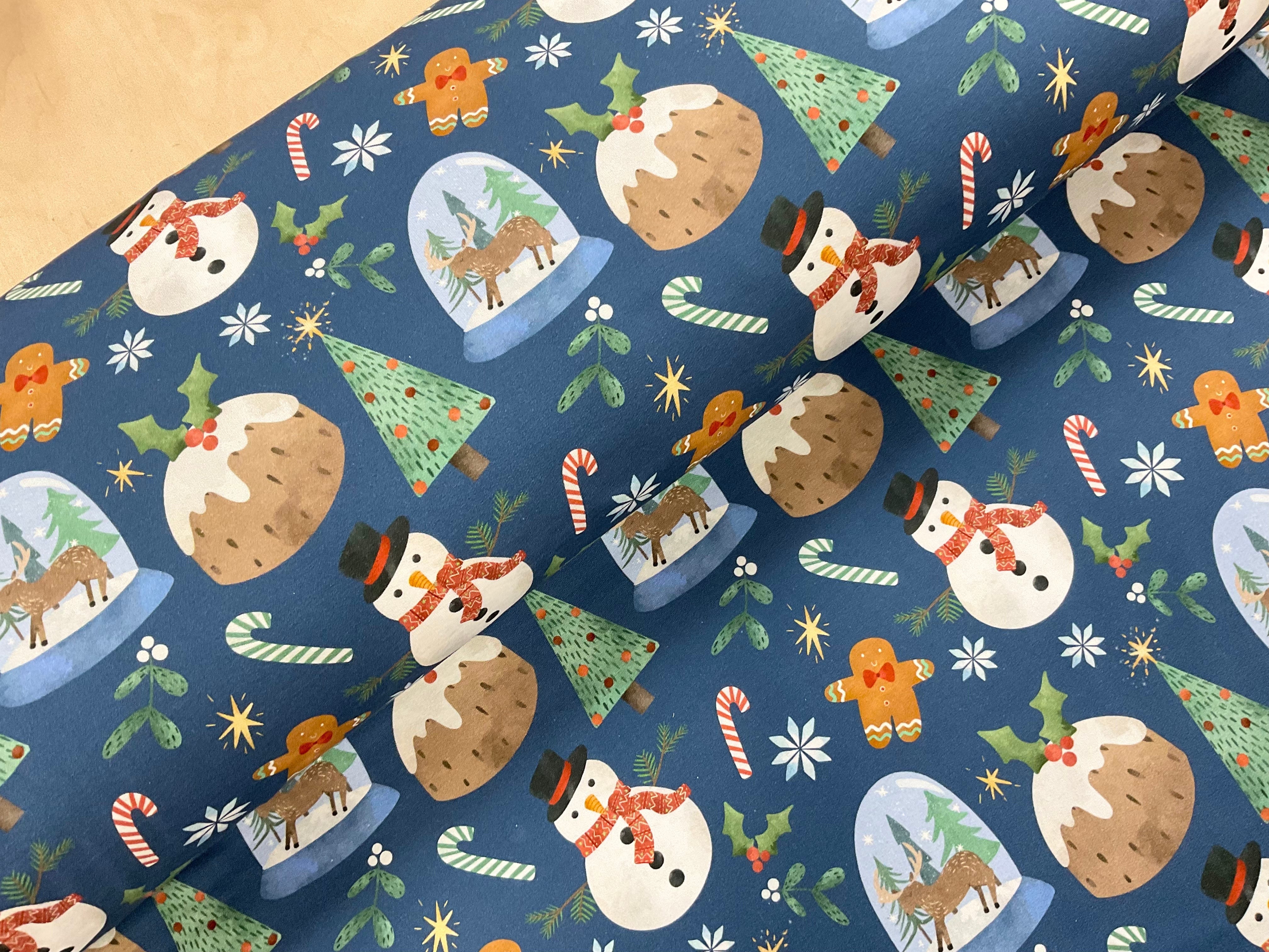 PRE ORDER Christmas Allsorts Cotton Jersey Fabric - DUE IN STOCK MID NOVEMBER