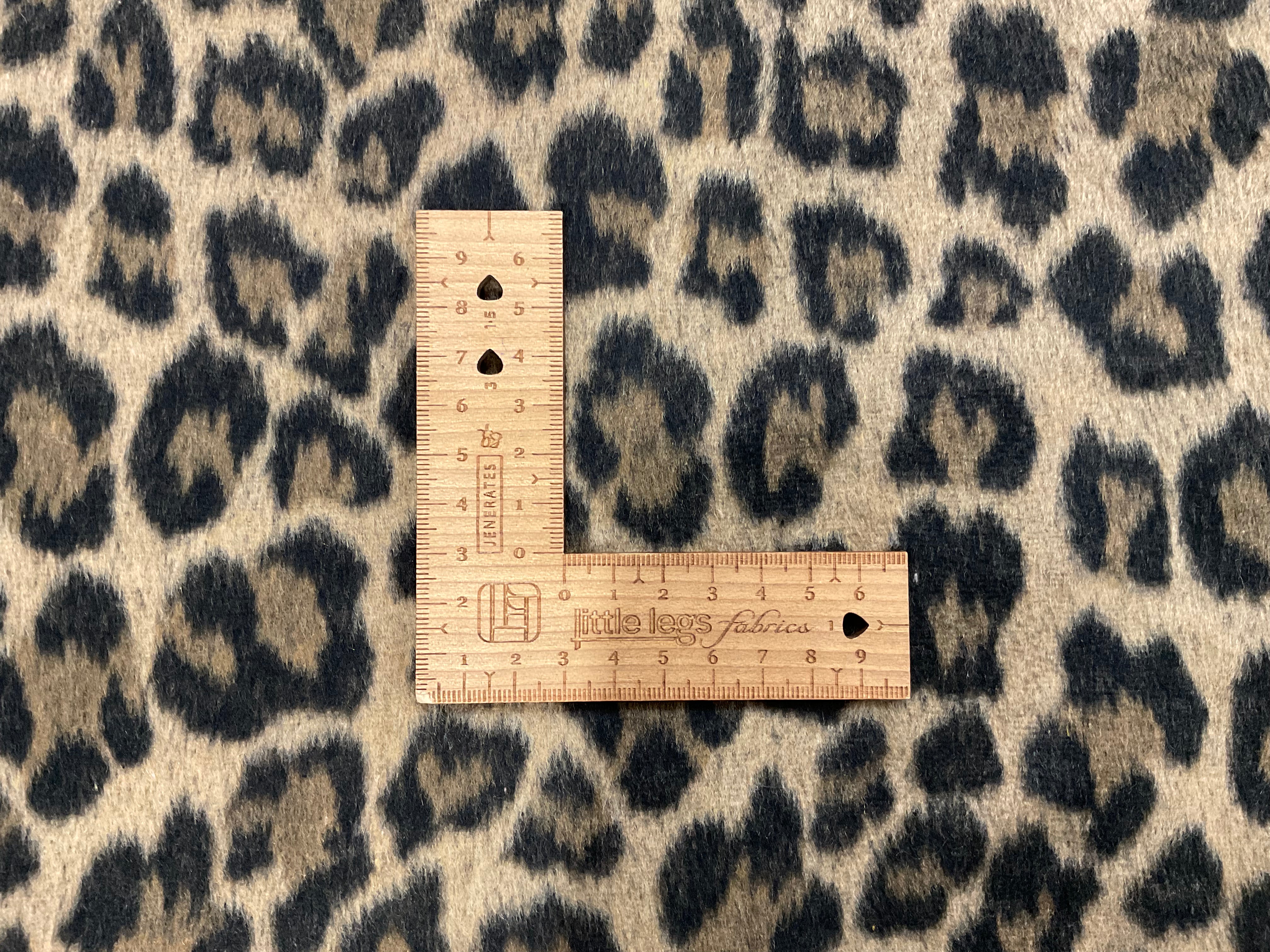 Panther Print Brushed Coating Fabric