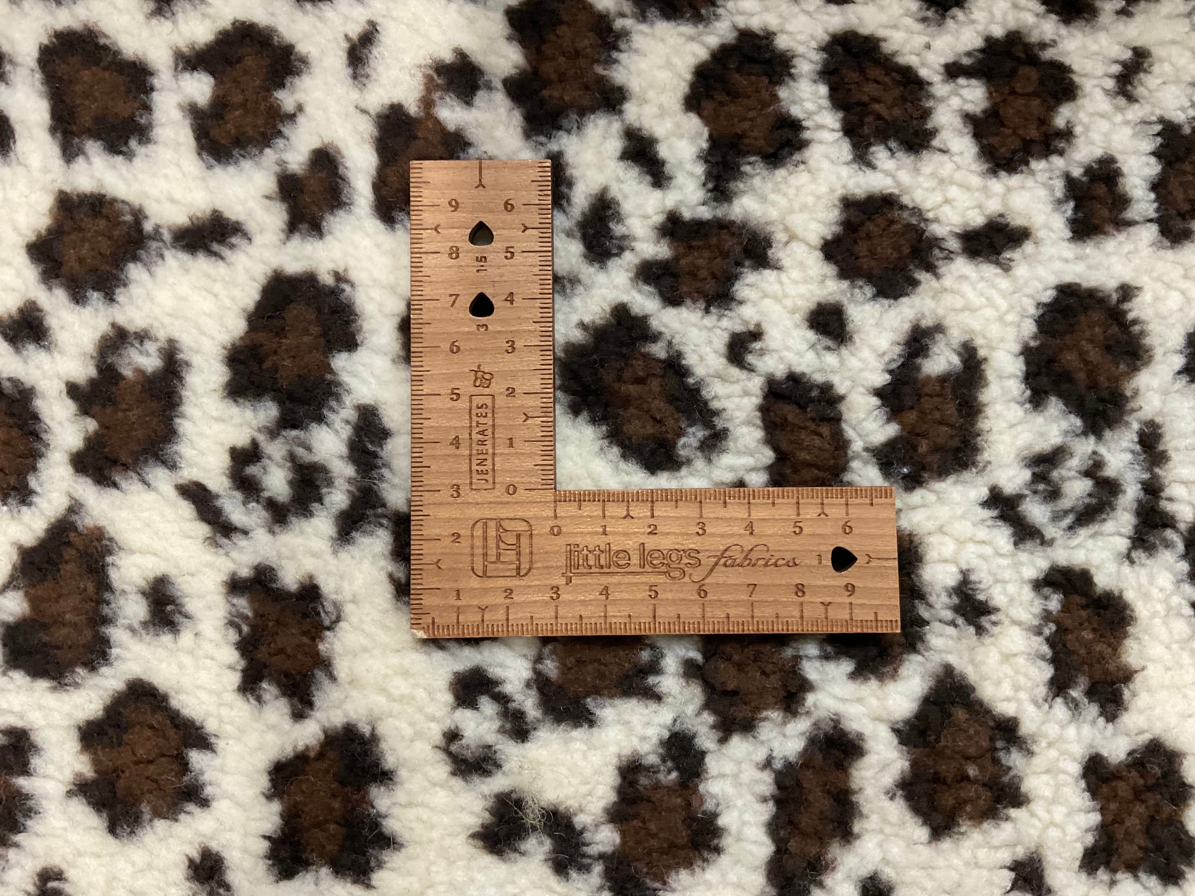 Panther Print Teddy Fleece