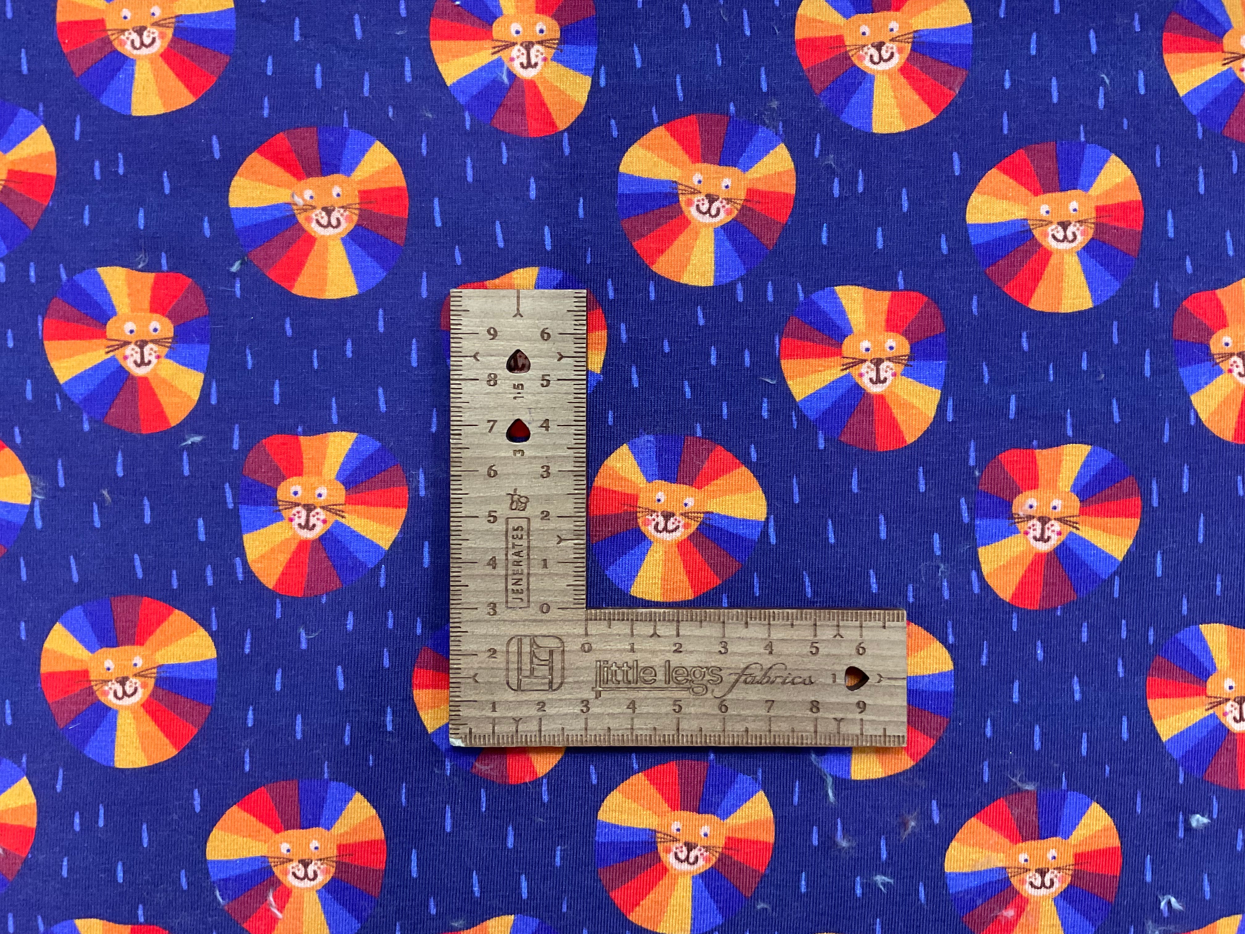 Happy Lion Cotton Jersey