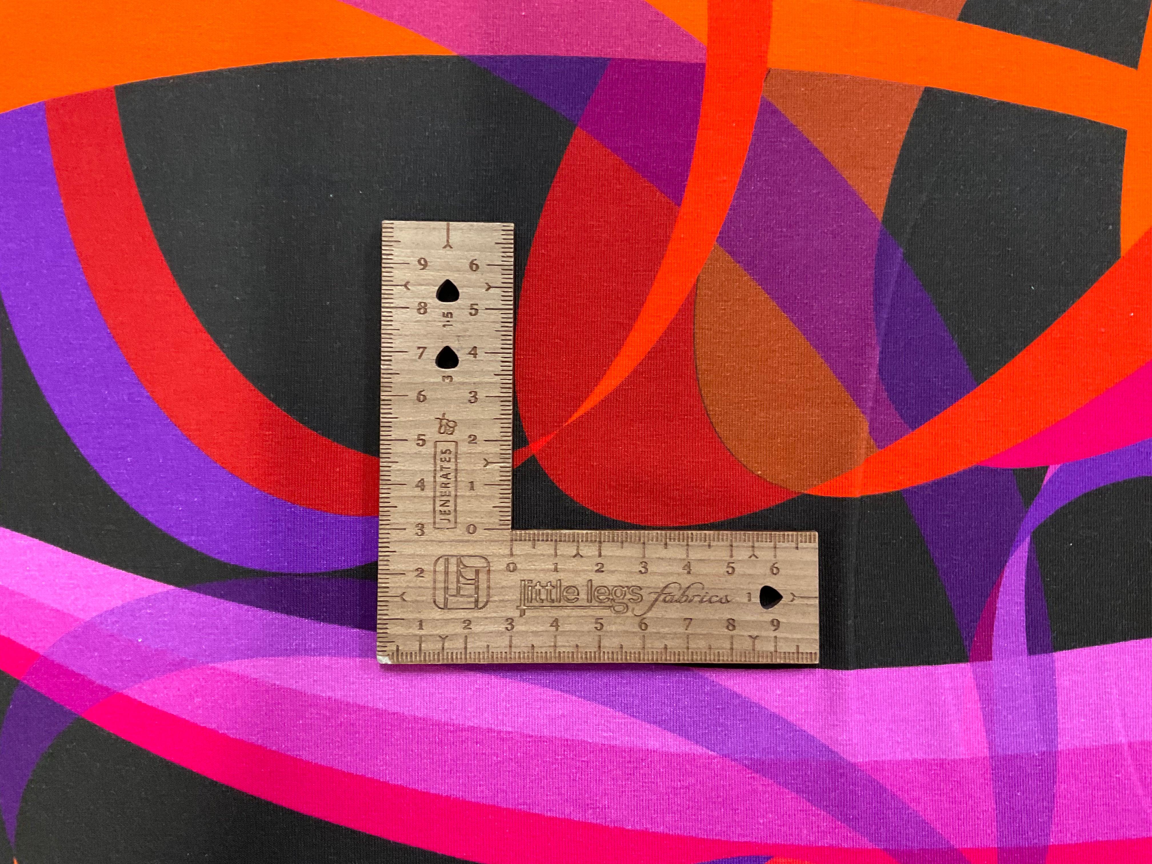 Vibrant Ribbons Cotton Jersey