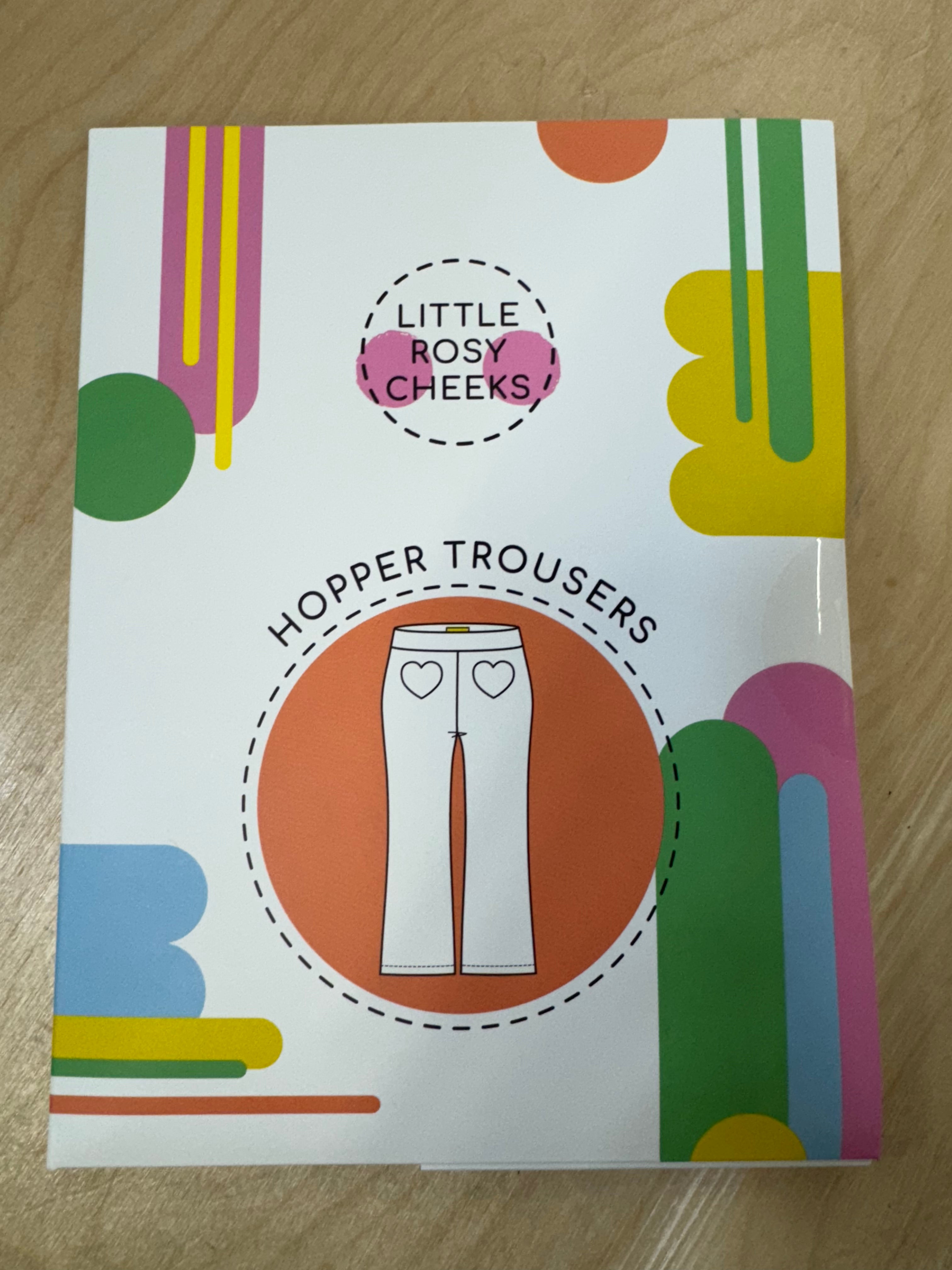 Hopper Trousers by Little Rosy Cheeks Sewing Pattern for Children age 3-14