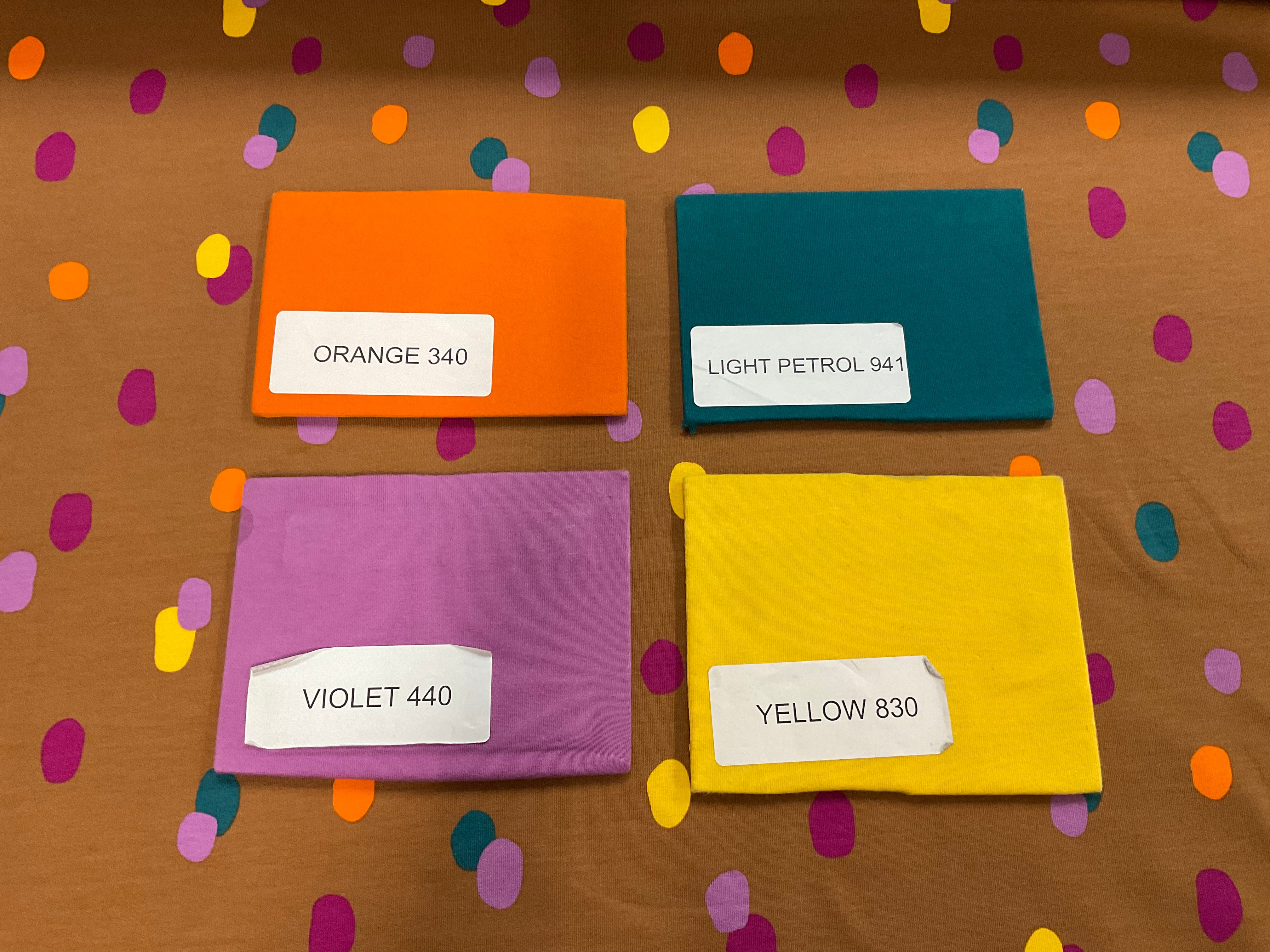 Confetti Dots Brushed French Terry