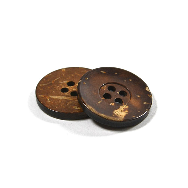 14mm 4 Hole Dark Wooden Button M43-14