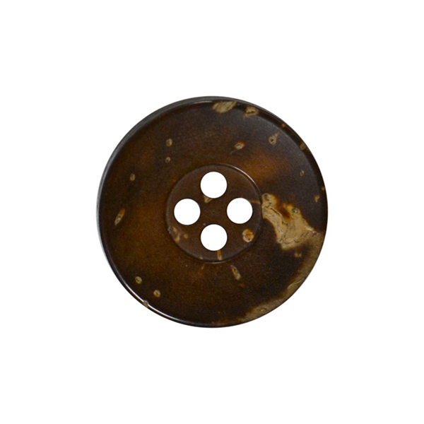 14mm 4 Hole Dark Wooden Button M43-14