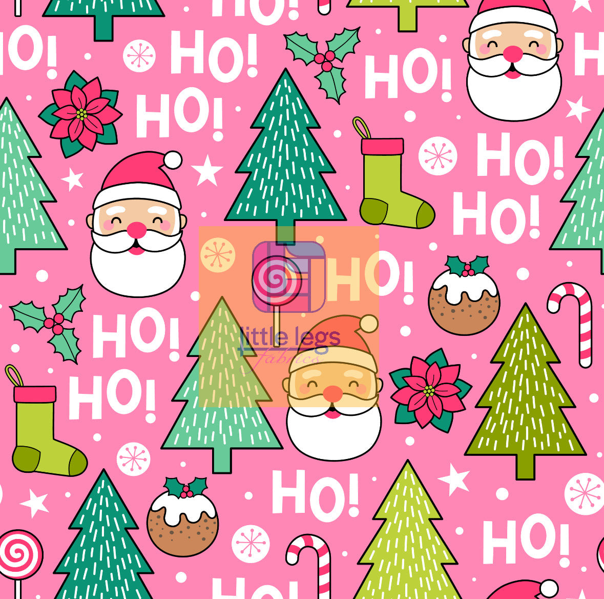 PRE ORDER Pink HoHoHo French Terry - DUE IN STOCK MID SEPTEMBER