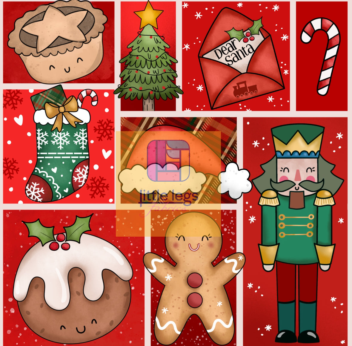 PRE ORDER Festive favourites Cotton Jersey - DUE IN STOCK MID SEPTEMBER