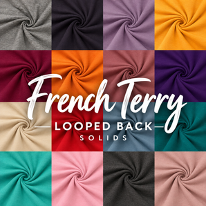 French Terry Looped Back Solids